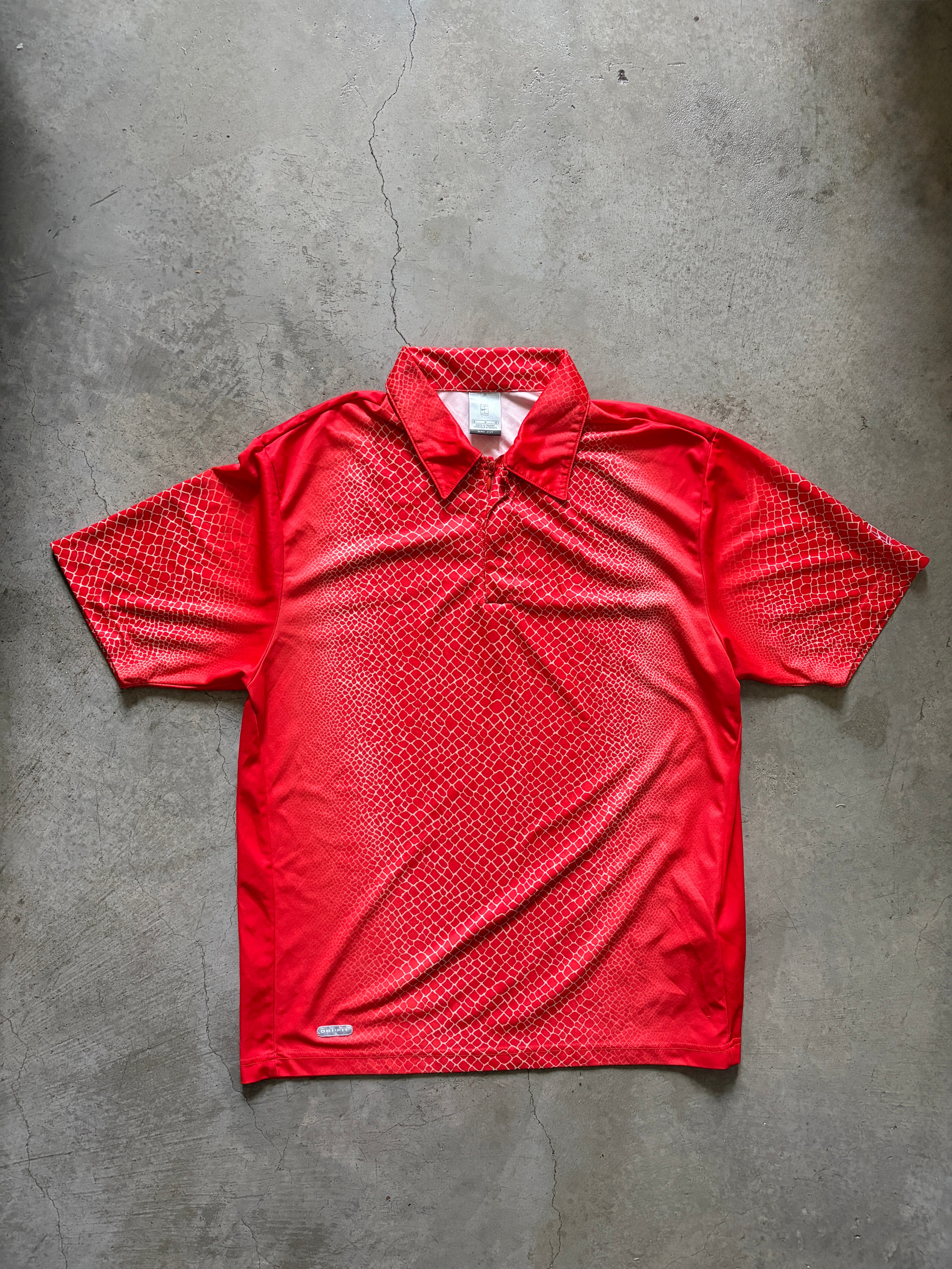 Vintage Nike Roger Federer Snakeskin Polo (2001)