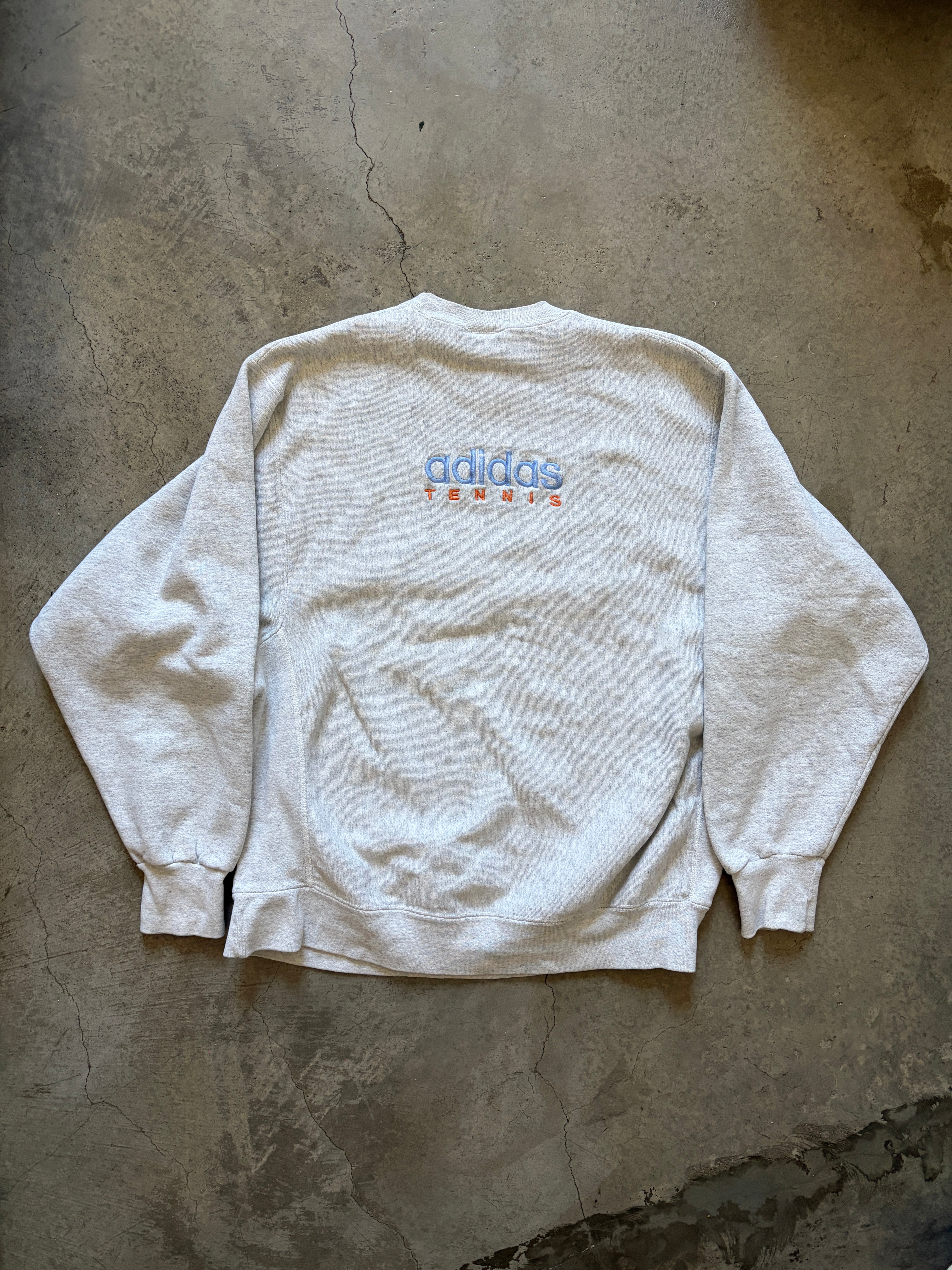 Vintage Adidas Bollettieri Academy Crewneck Sweatshirt (circa 1990s) (RARE)