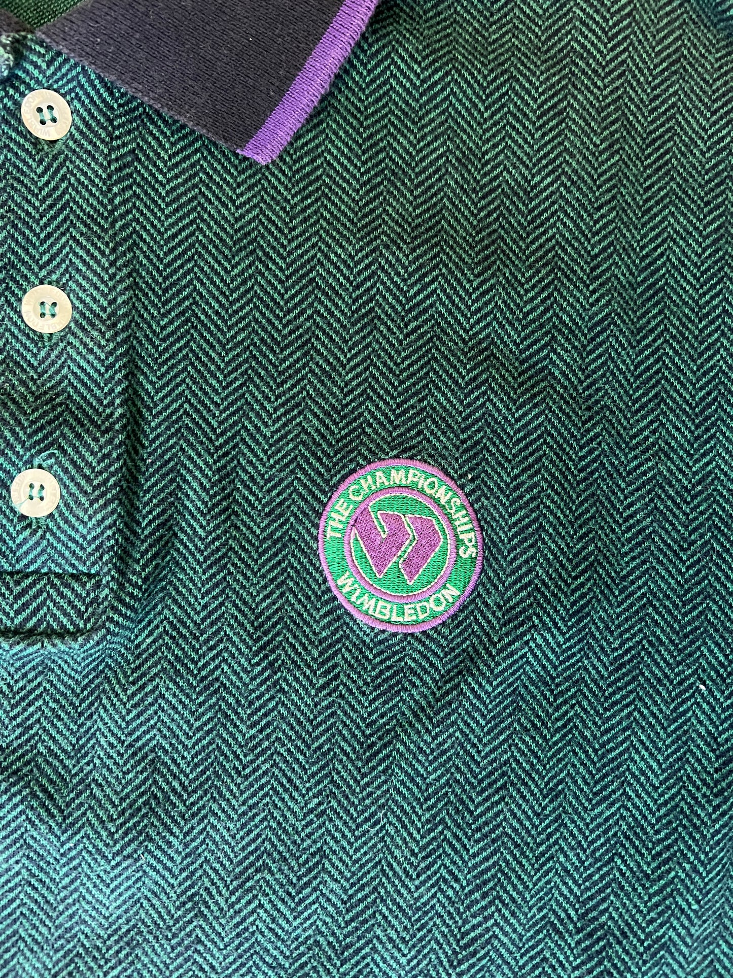 Vintage Wimbledon Tennis Polo (circa 2000s)