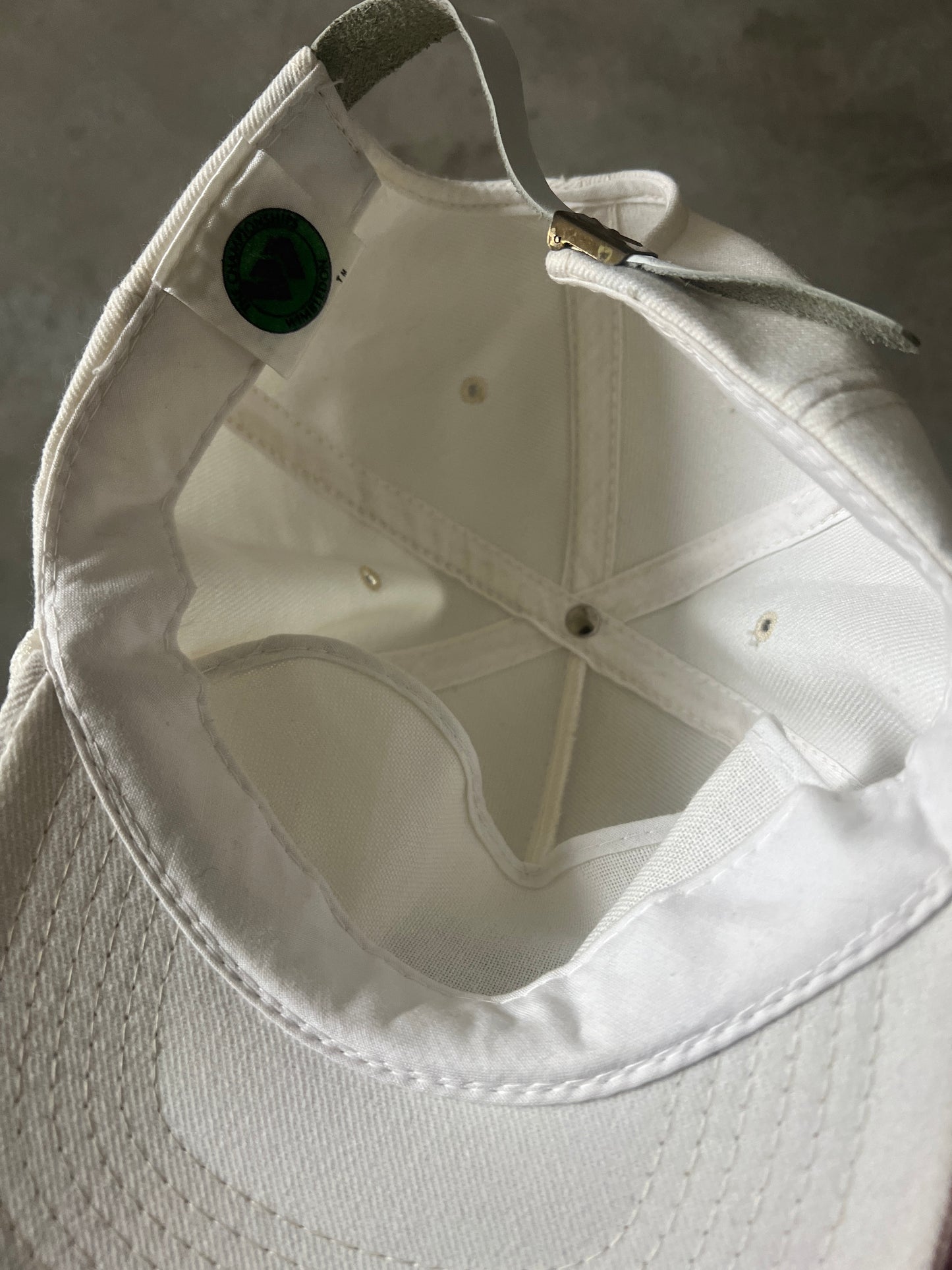 Vintage Wimbledon Leather Strap-Back Hat (circa 1980s)