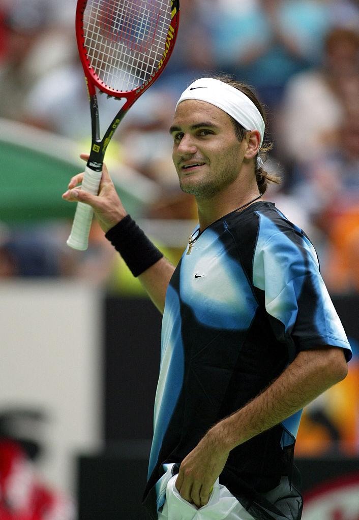 Vintage 2003 Nike Shirt (Federer, Australian Open)