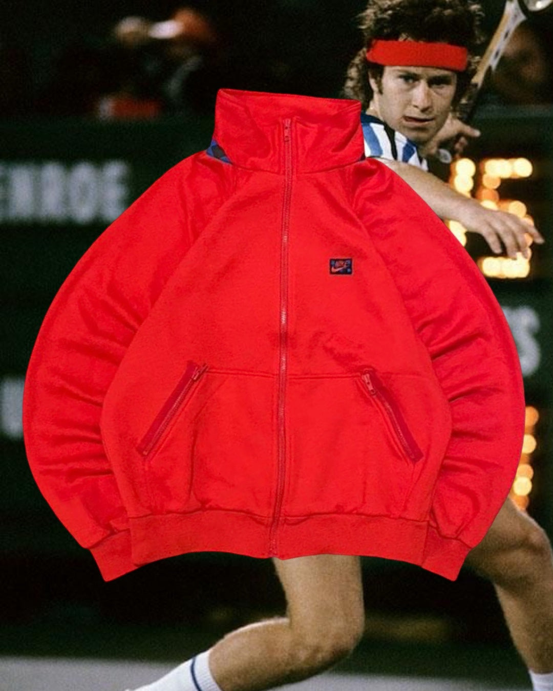 Vintage Nike John McEnroe Tennis Jacket (circa 1980s)