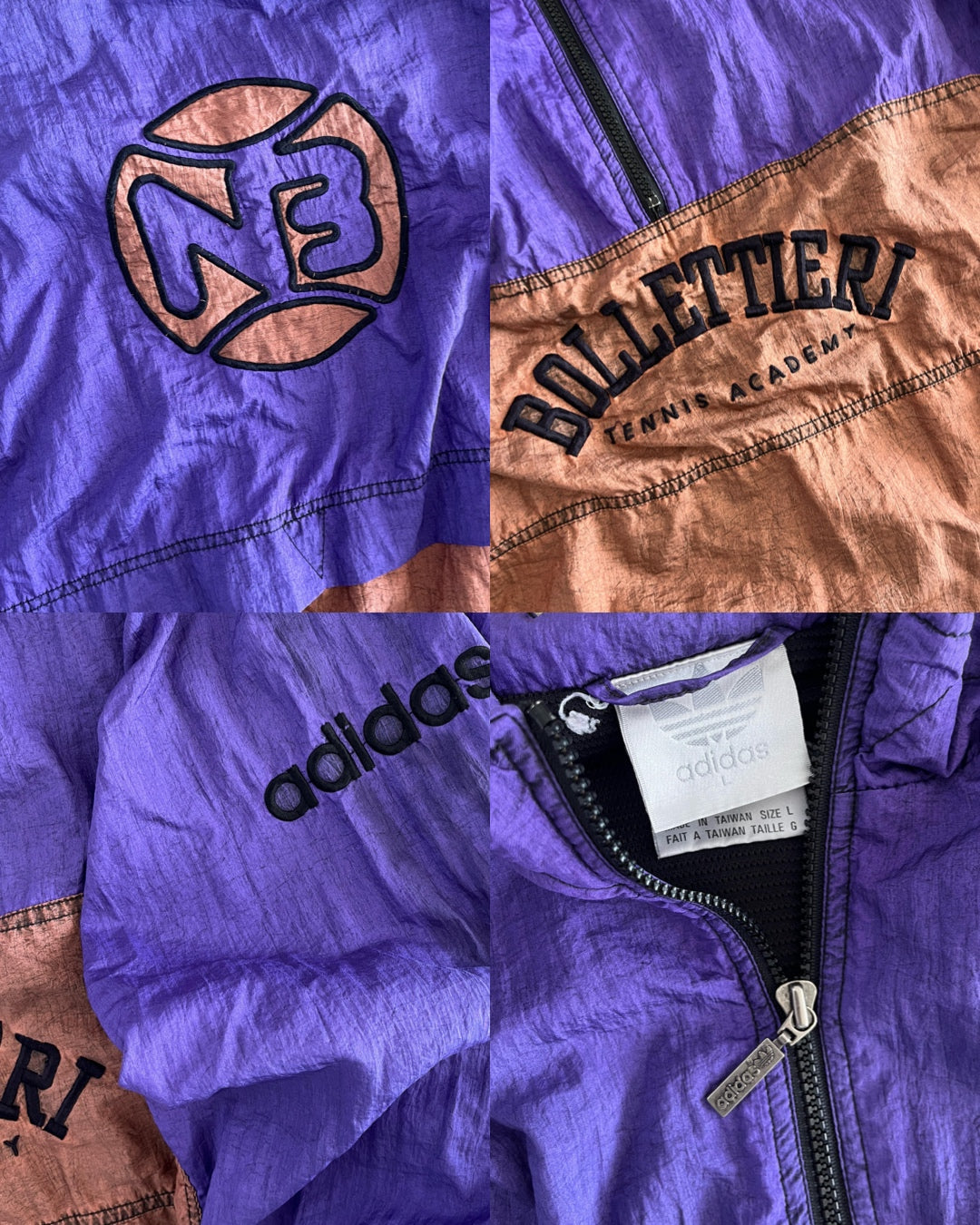Vintage Adidas Bollettieri Tennis Academy Tracksuit (circa 1990s)