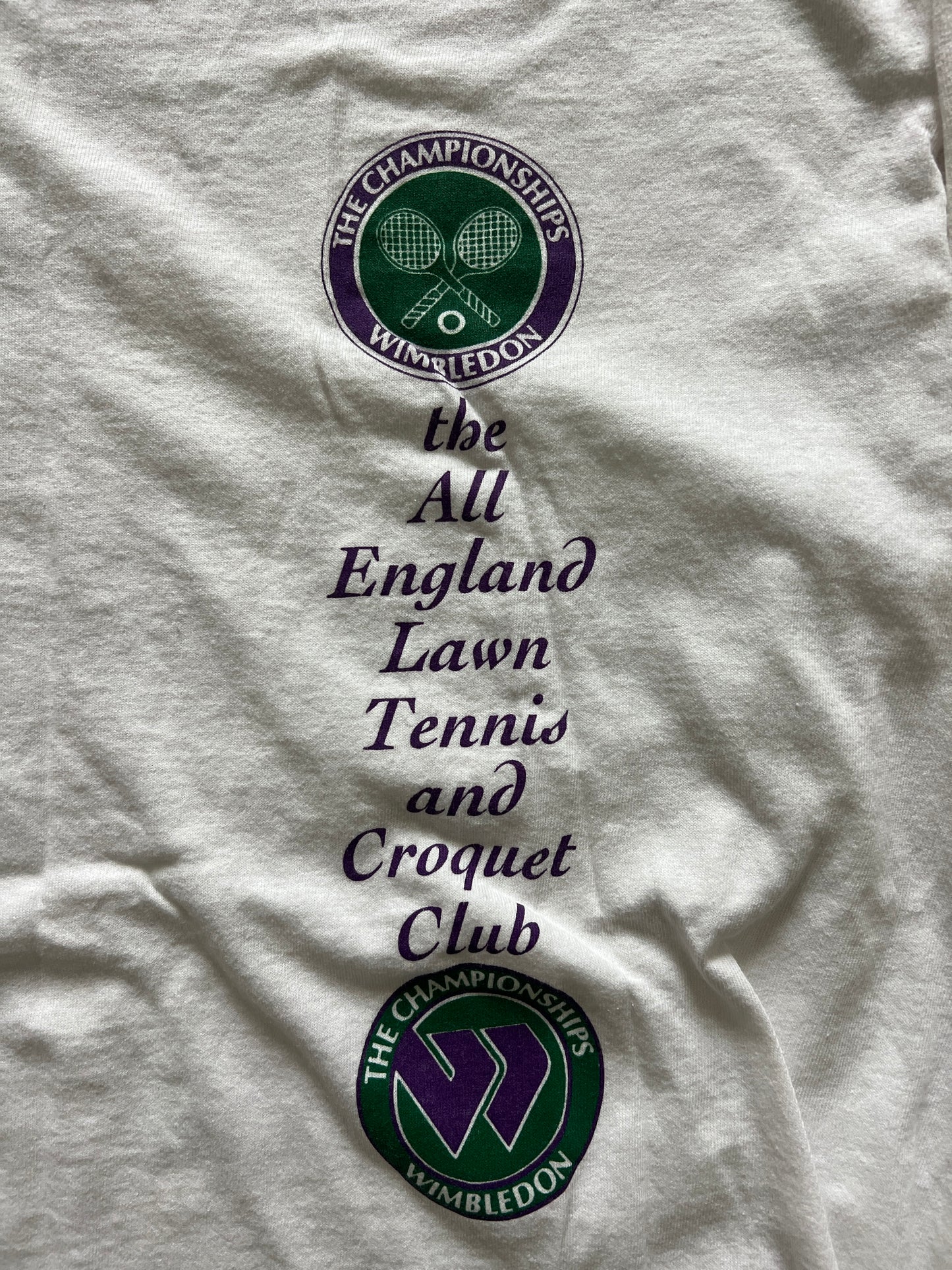 Vintage Wimbledon Long Sleeve T-Shirt (circa 1990s)