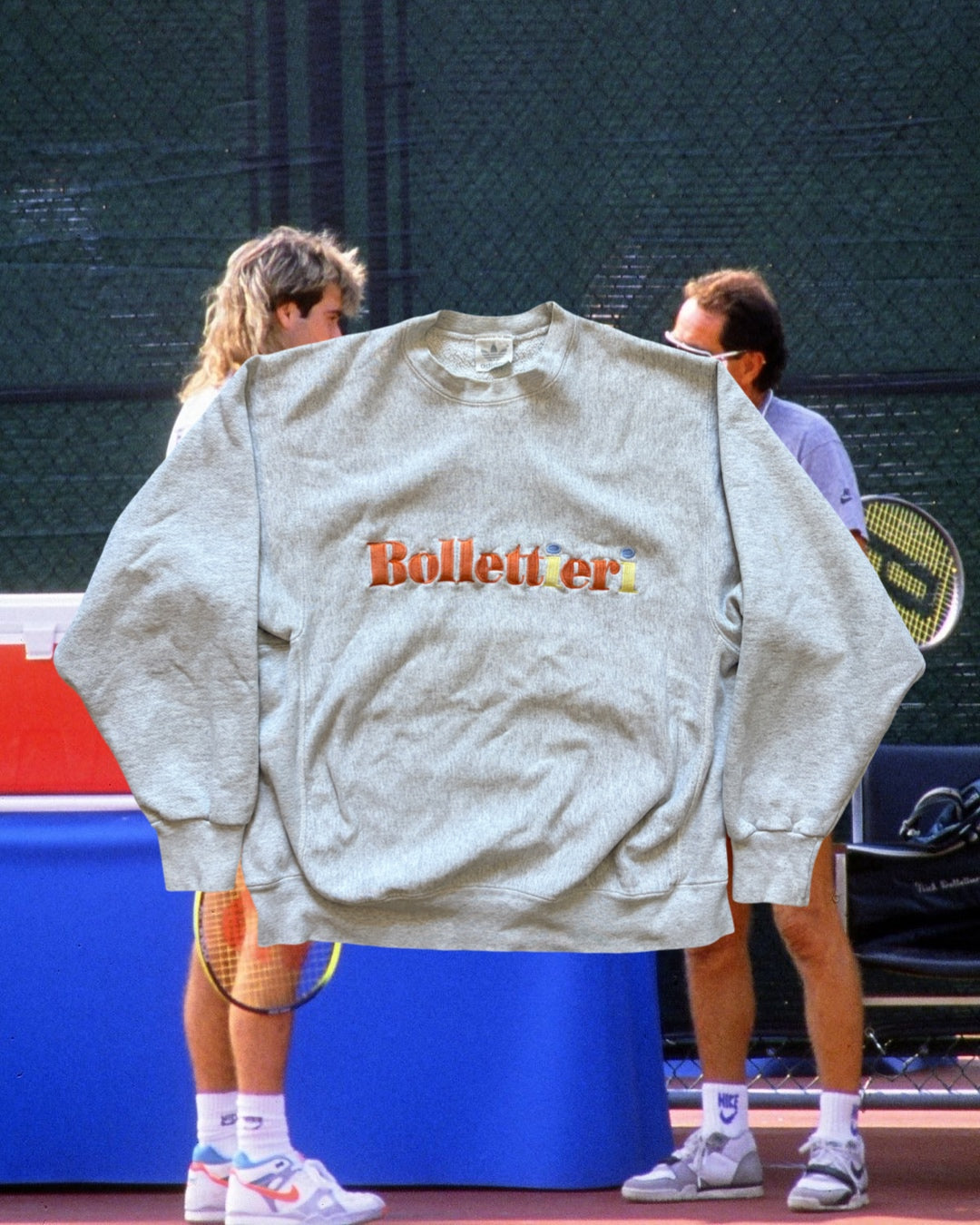 Vintage Adidas Bollettieri Academy Crewneck Sweatshirt (circa 1990s) (RARE)