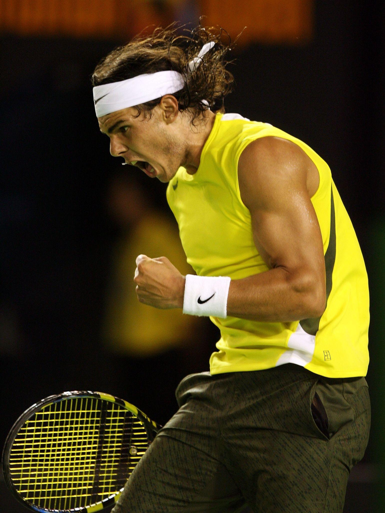 Vintage 2007 Nike Rafa Nadal Tank Top (Australian Open)