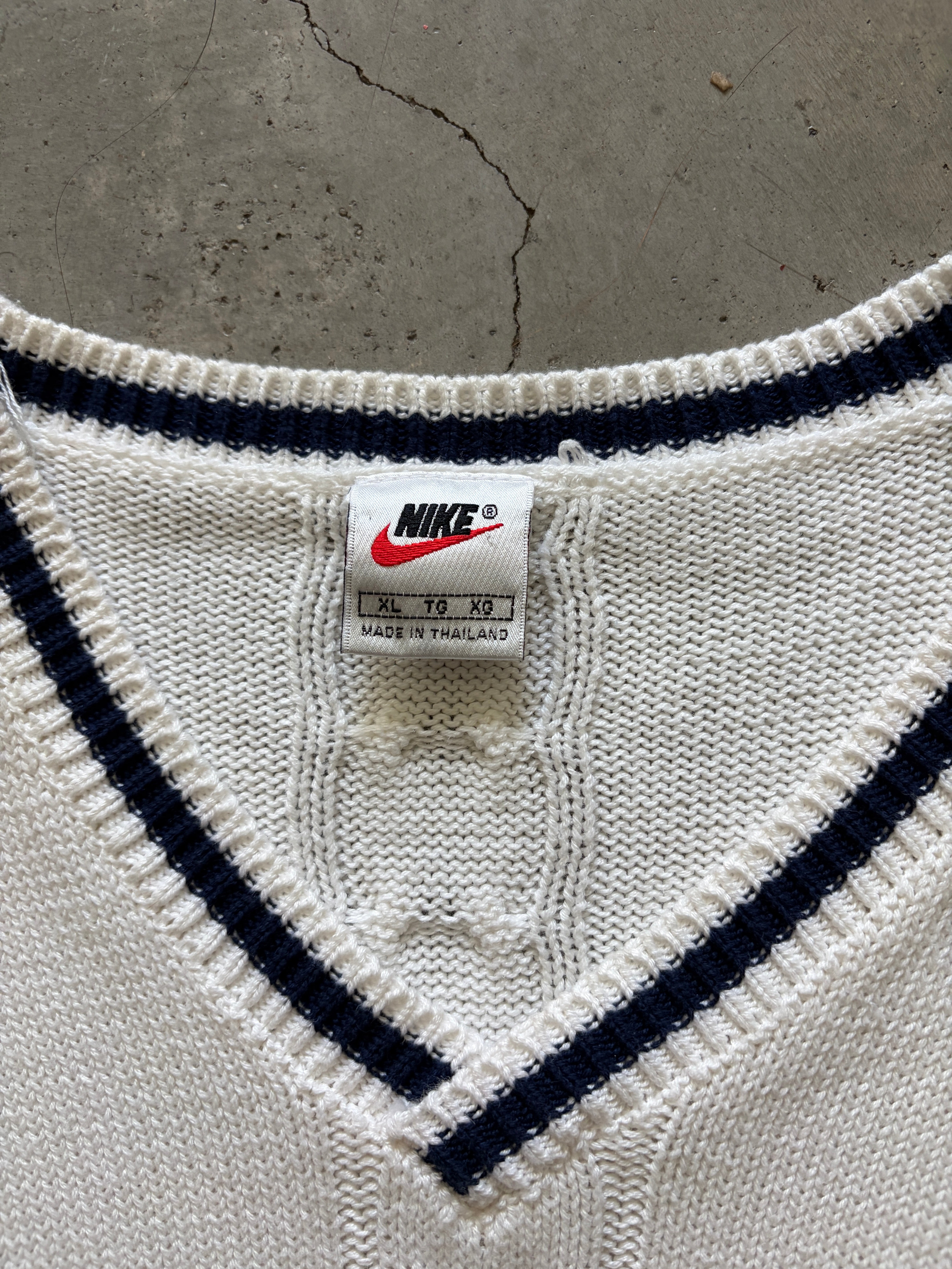 Vintage Nike Tennis Sweater Vest (circa 1990s)