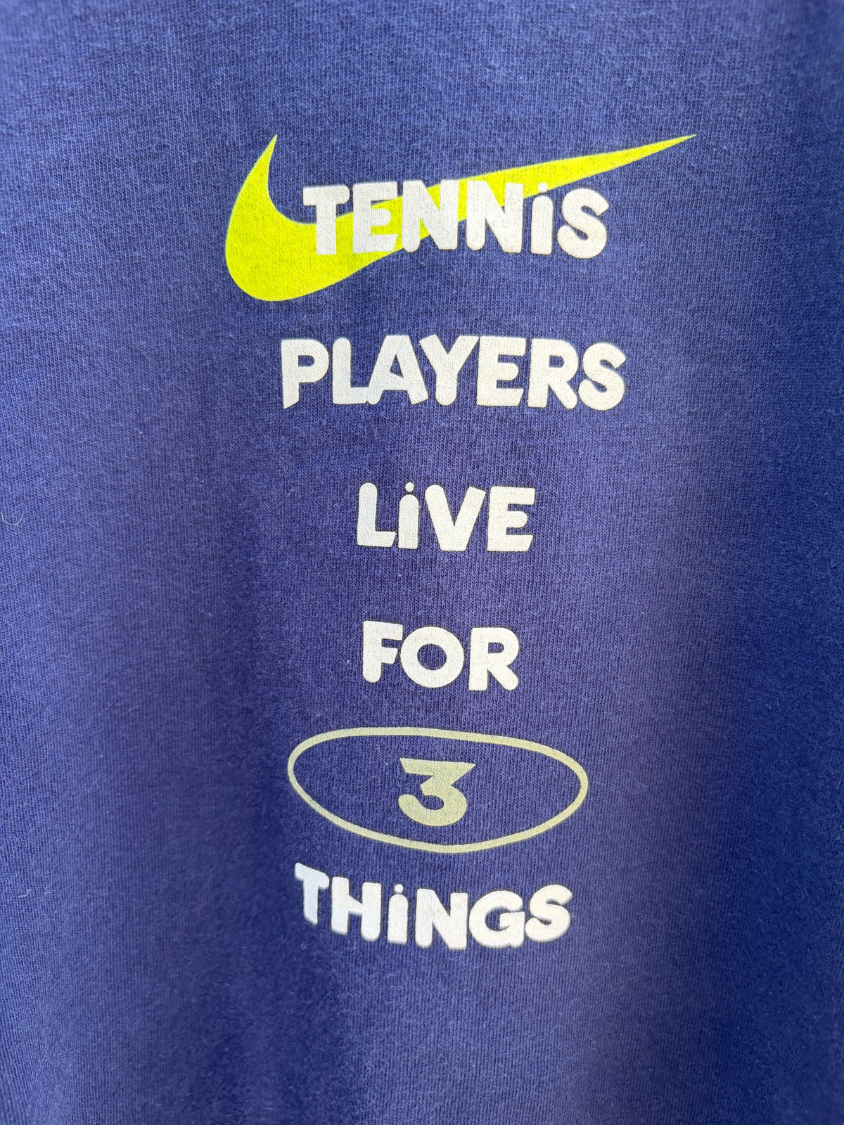 Vintage Nike Tennis Graphic T-Shirt (circa 1990s)