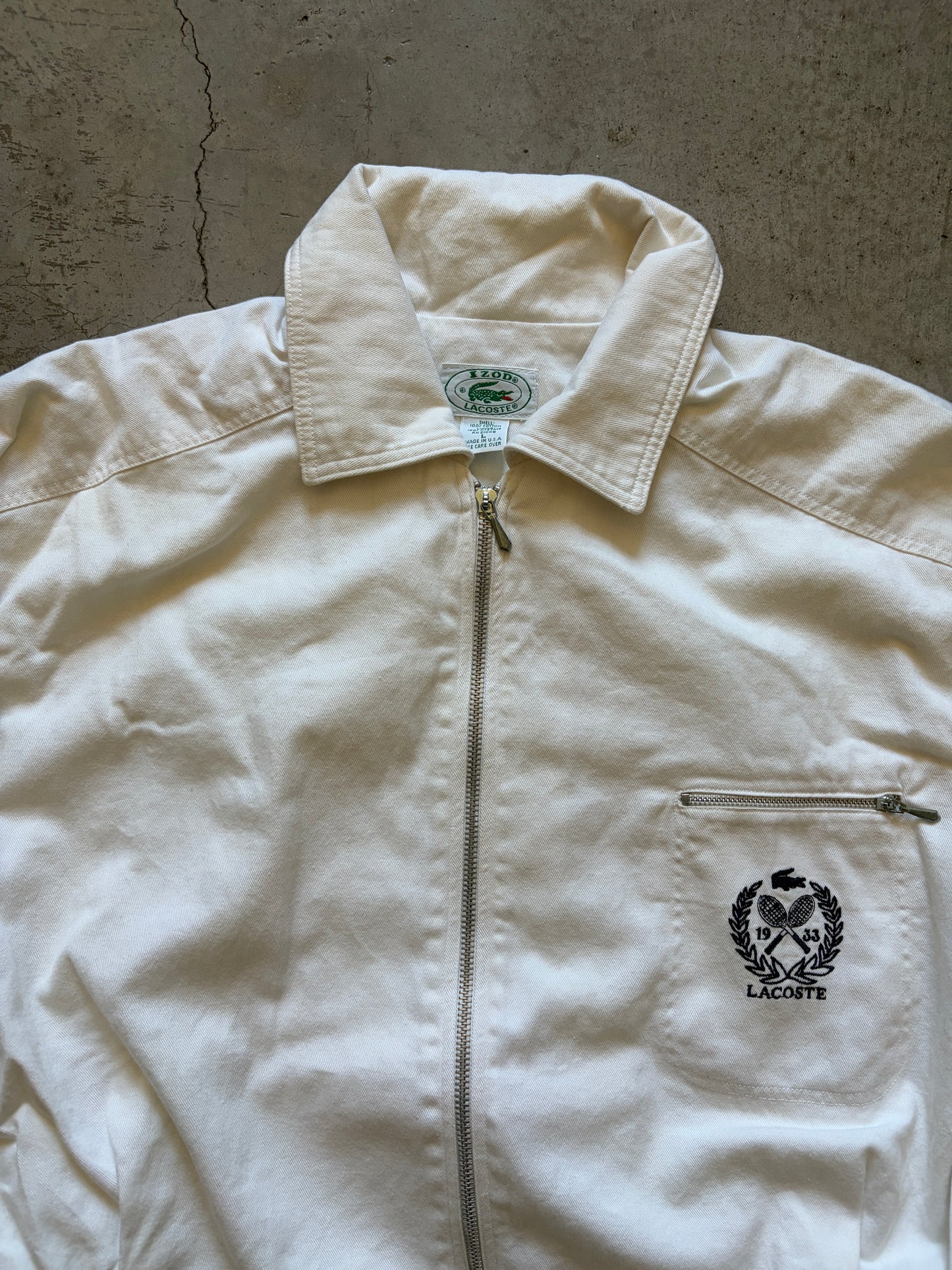 Vintage Lacoste Tennis Jacket (circa 1990s)