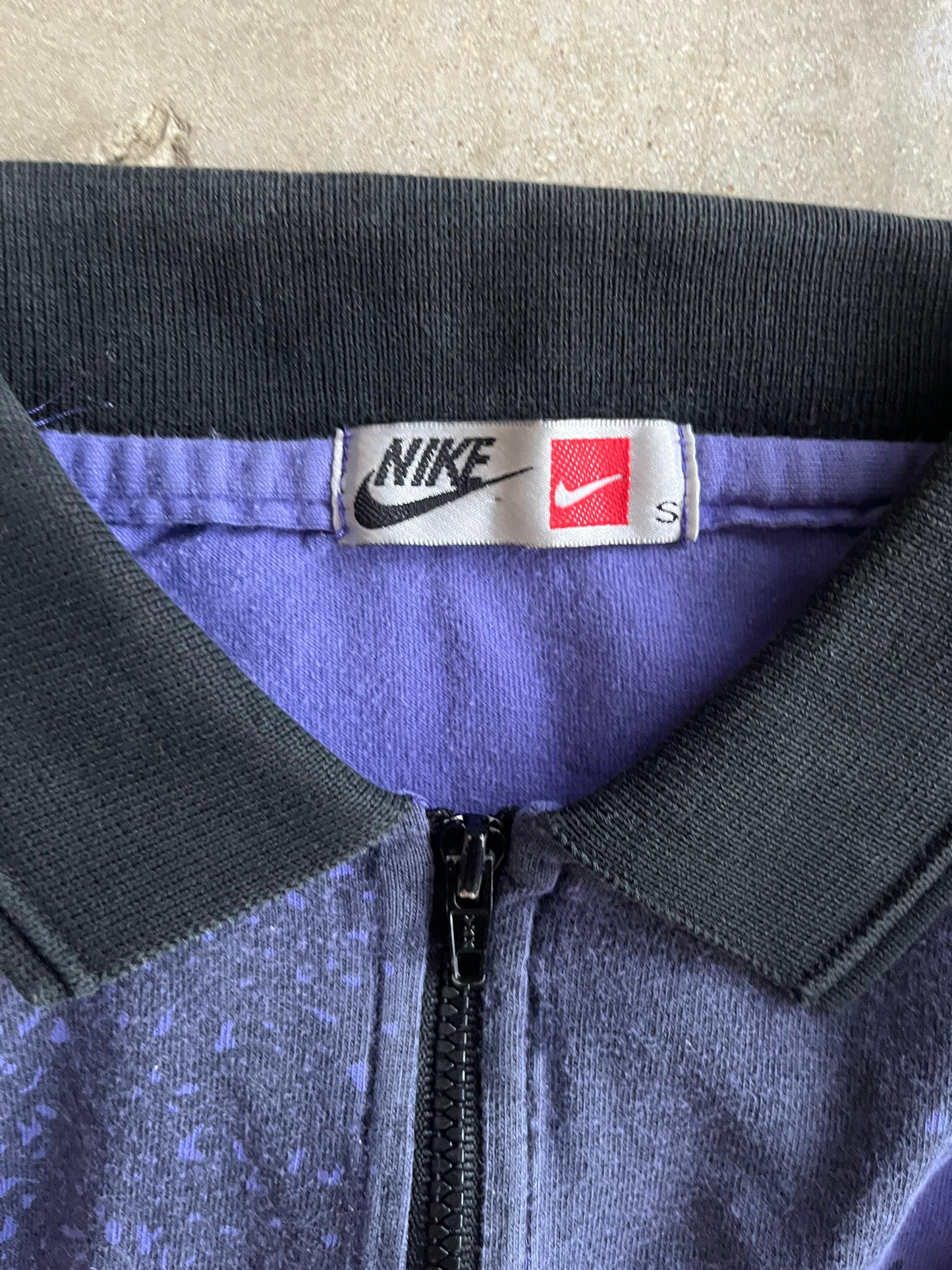 Vintage Nike Challenge Court Quarter Zip Polo (Agassi, 1992)