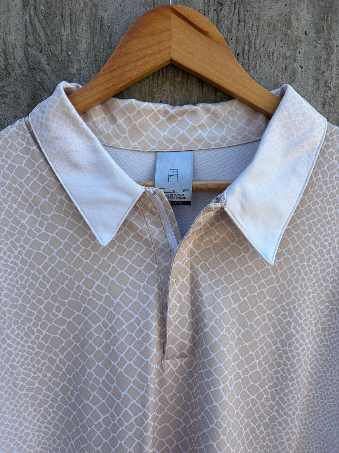 Vintage Nike Roger Federer Snakeskin Polo (2001)