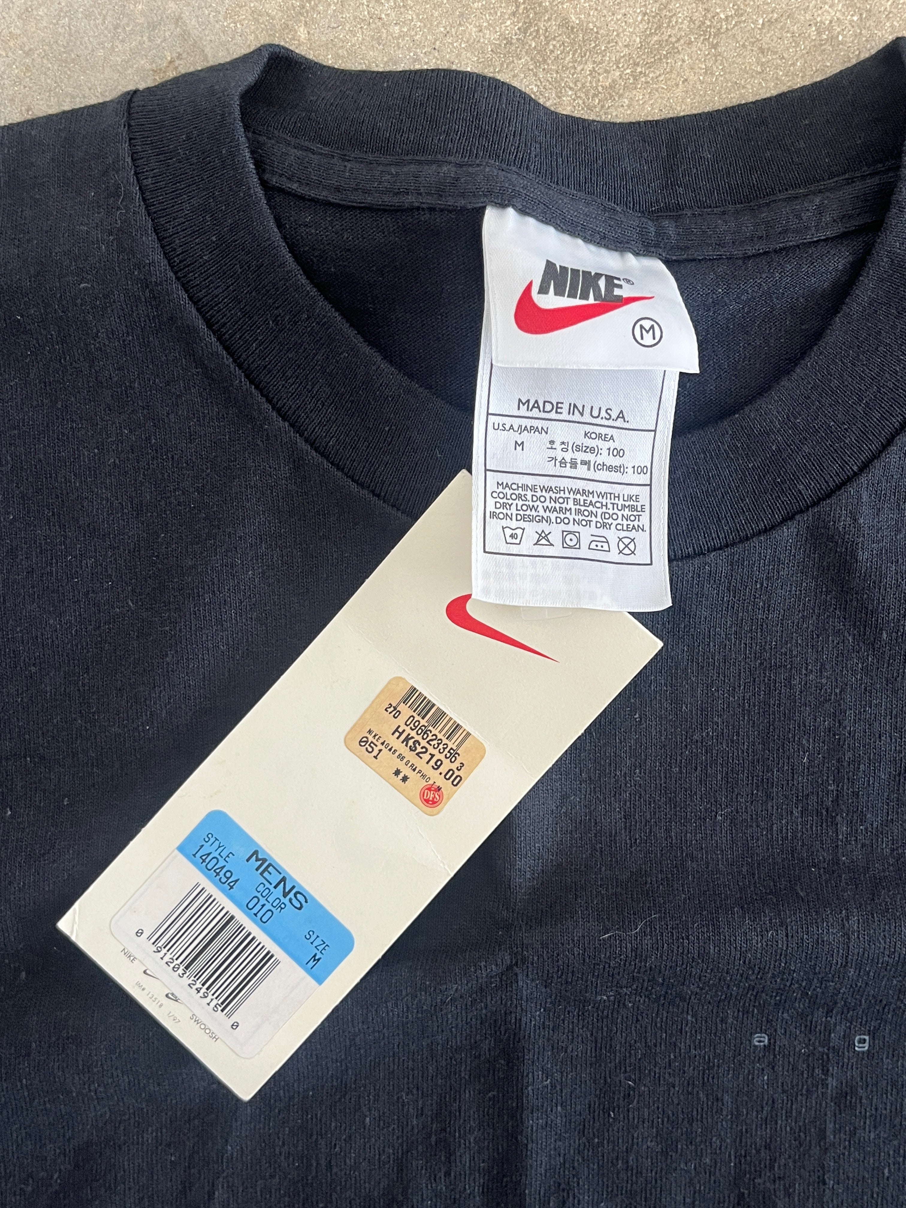 Vintage Nike Agassi T-Shirt (circa 1990s) (new w/tag)