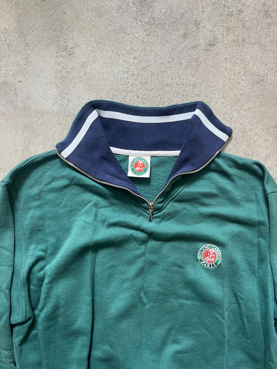 Vintage Roland Garros Quarter Zip (circa 1990s) (rare)
