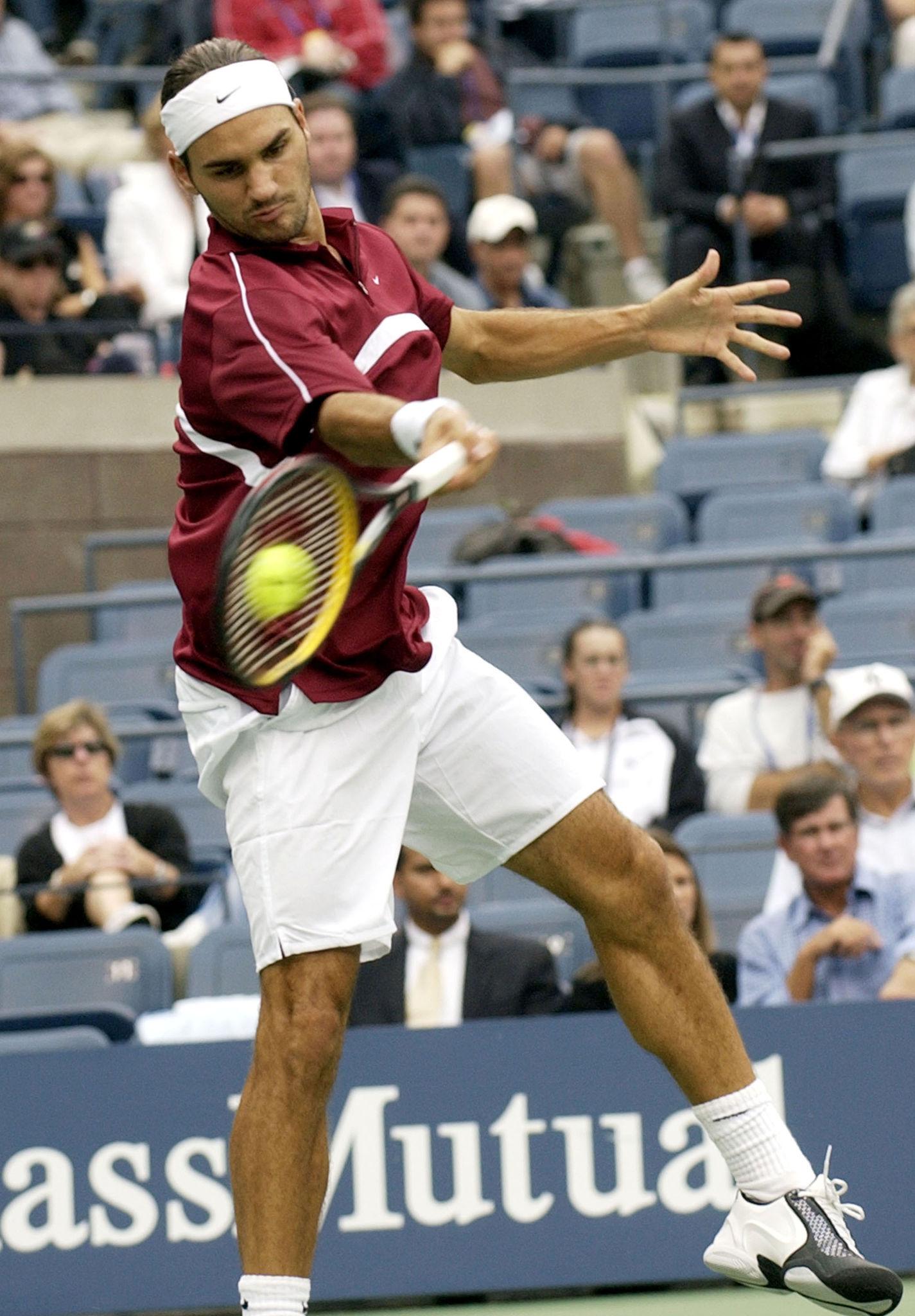 Vintage 2003 Nike Polo (Federer, US Open)