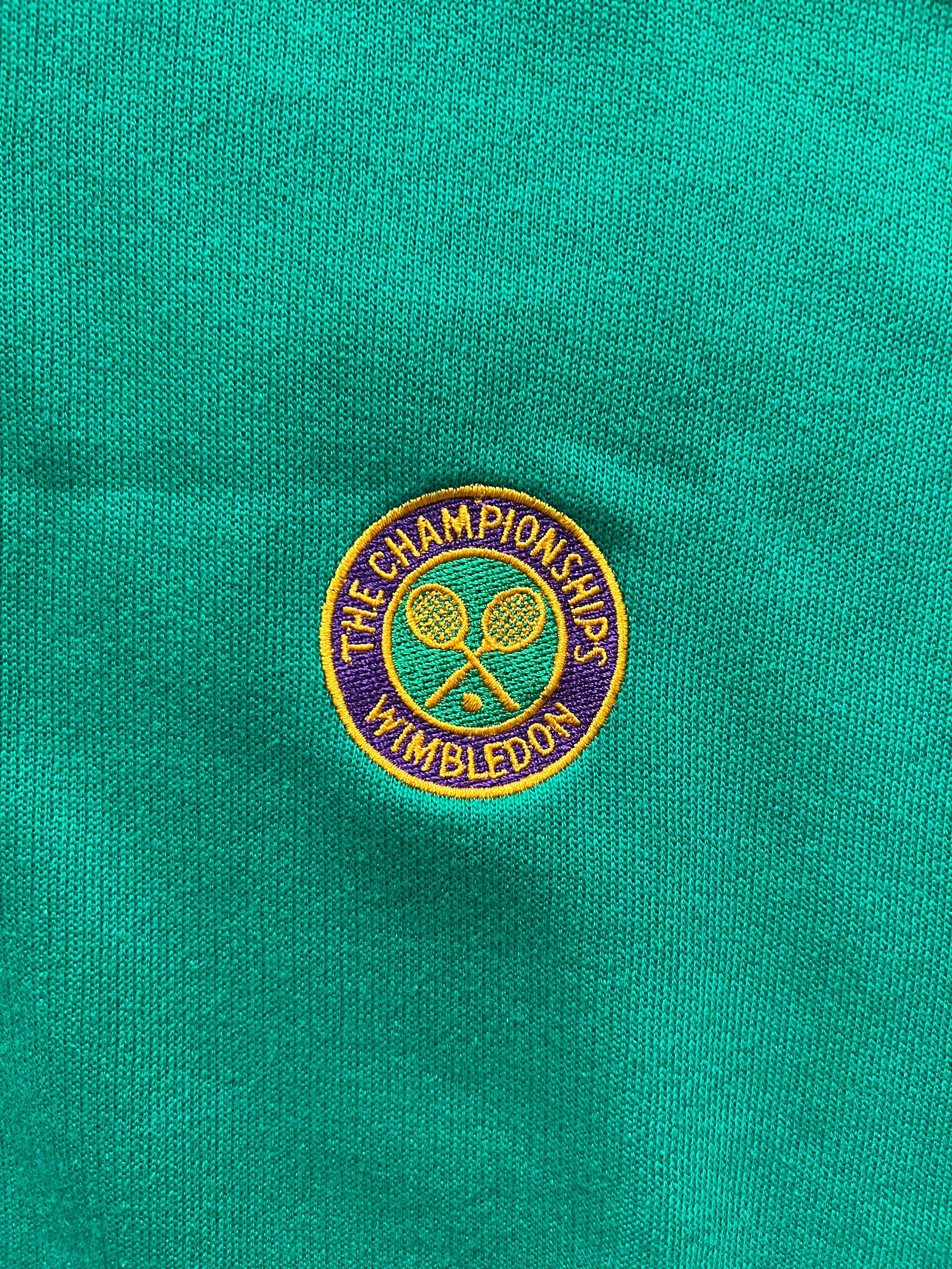 Vintage Wimbledon Polo Shirt (circa 1990s) (Rare)