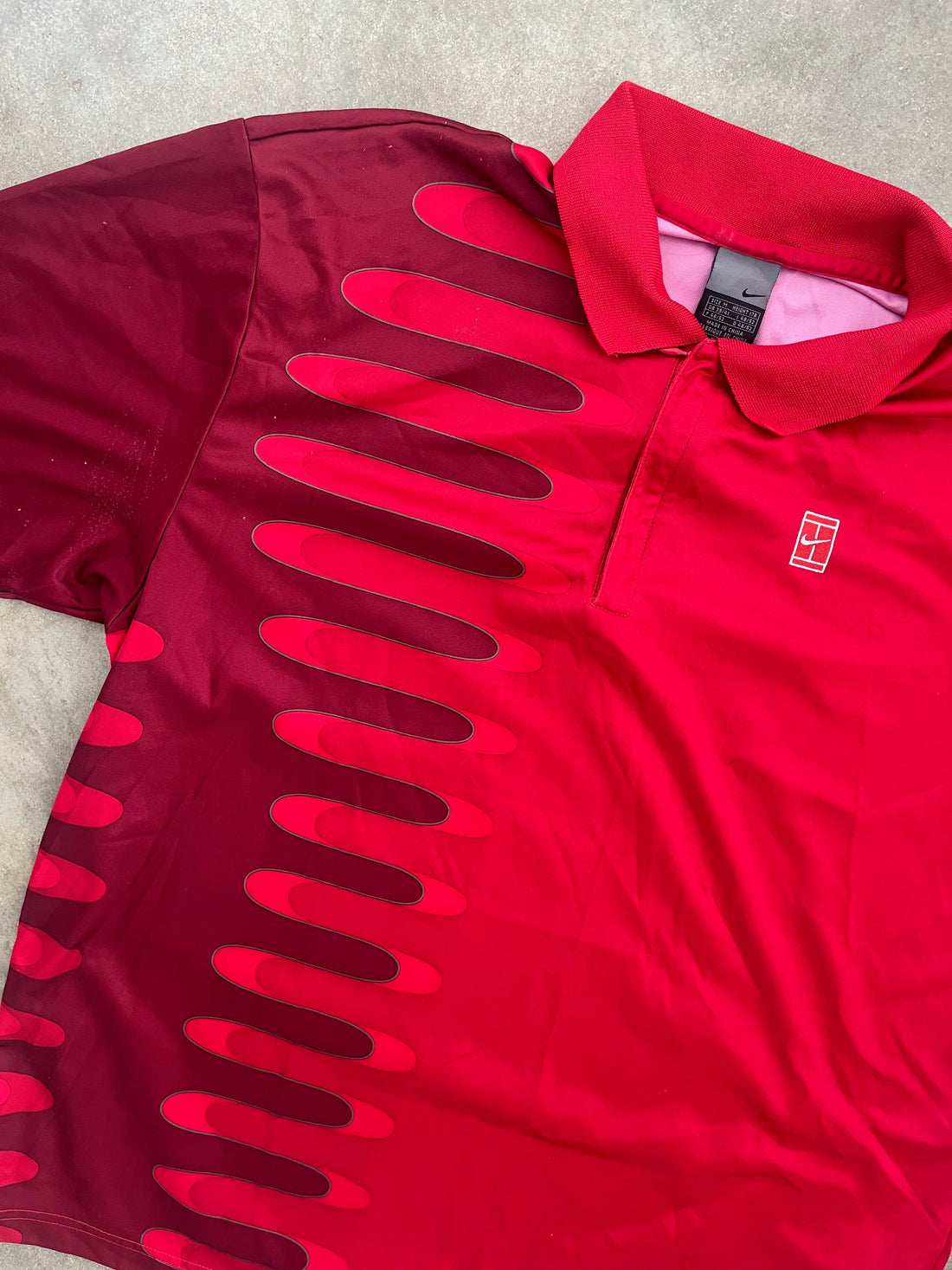 Vintage 2002 Nike Polo (Federer, Hamburg)