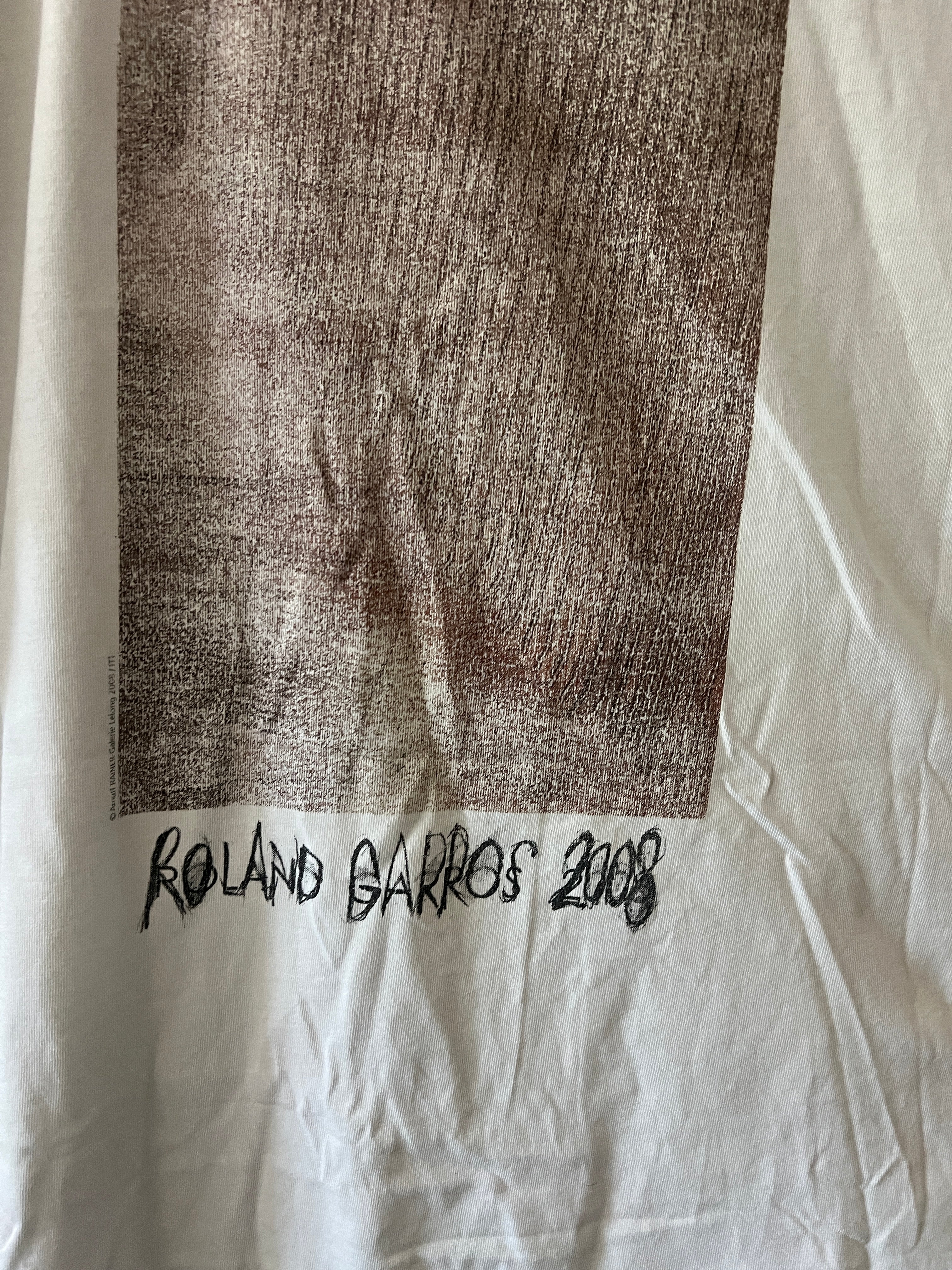 Vintage Roland Garros 2008 T-Shirt (Nadal v Federer final) (rare)