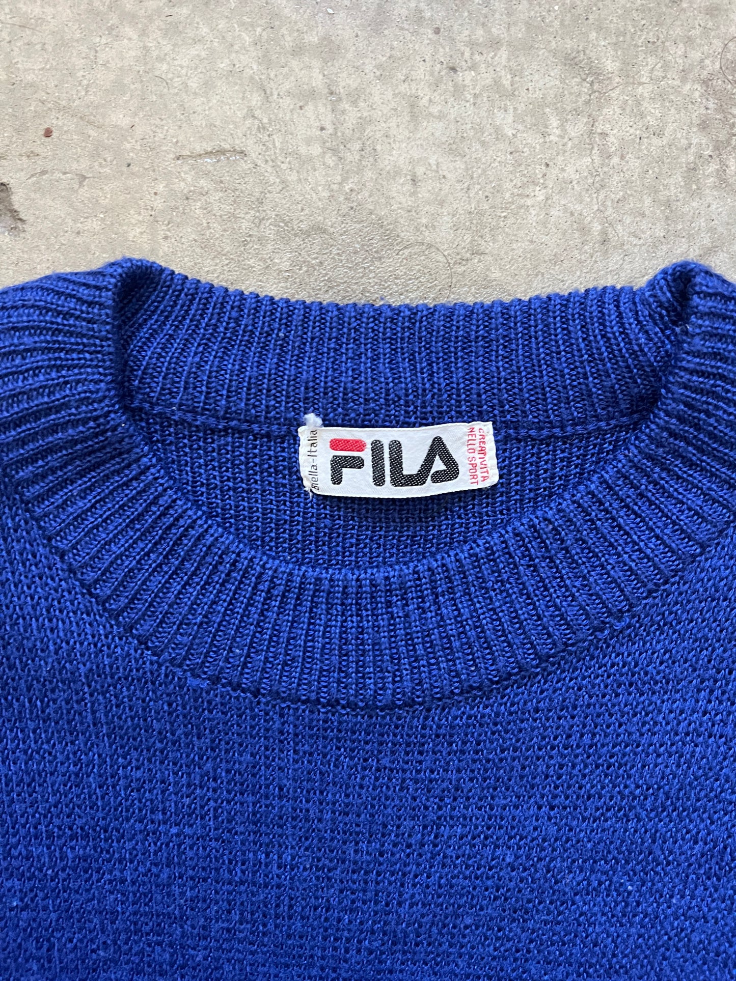 Vintage Fila Wool Sweater (circa 1980s)