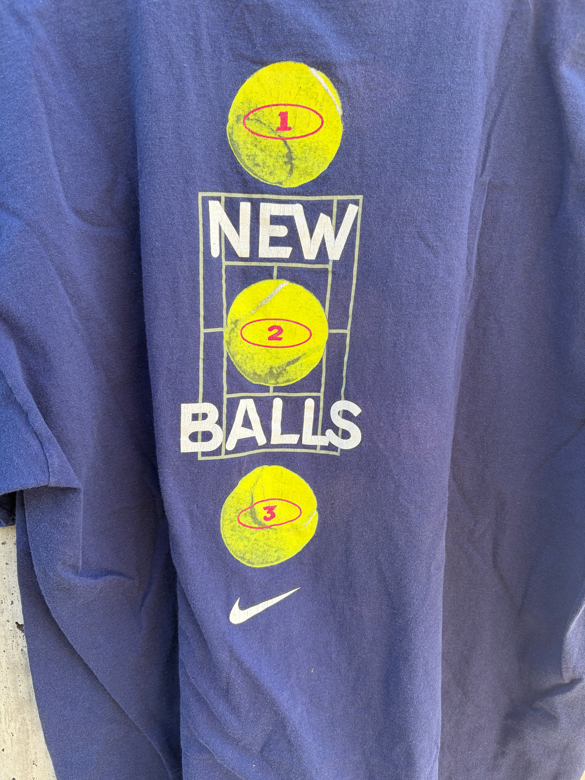 Vintage Nike Tennis Graphic T-Shirt (circa 1990s)