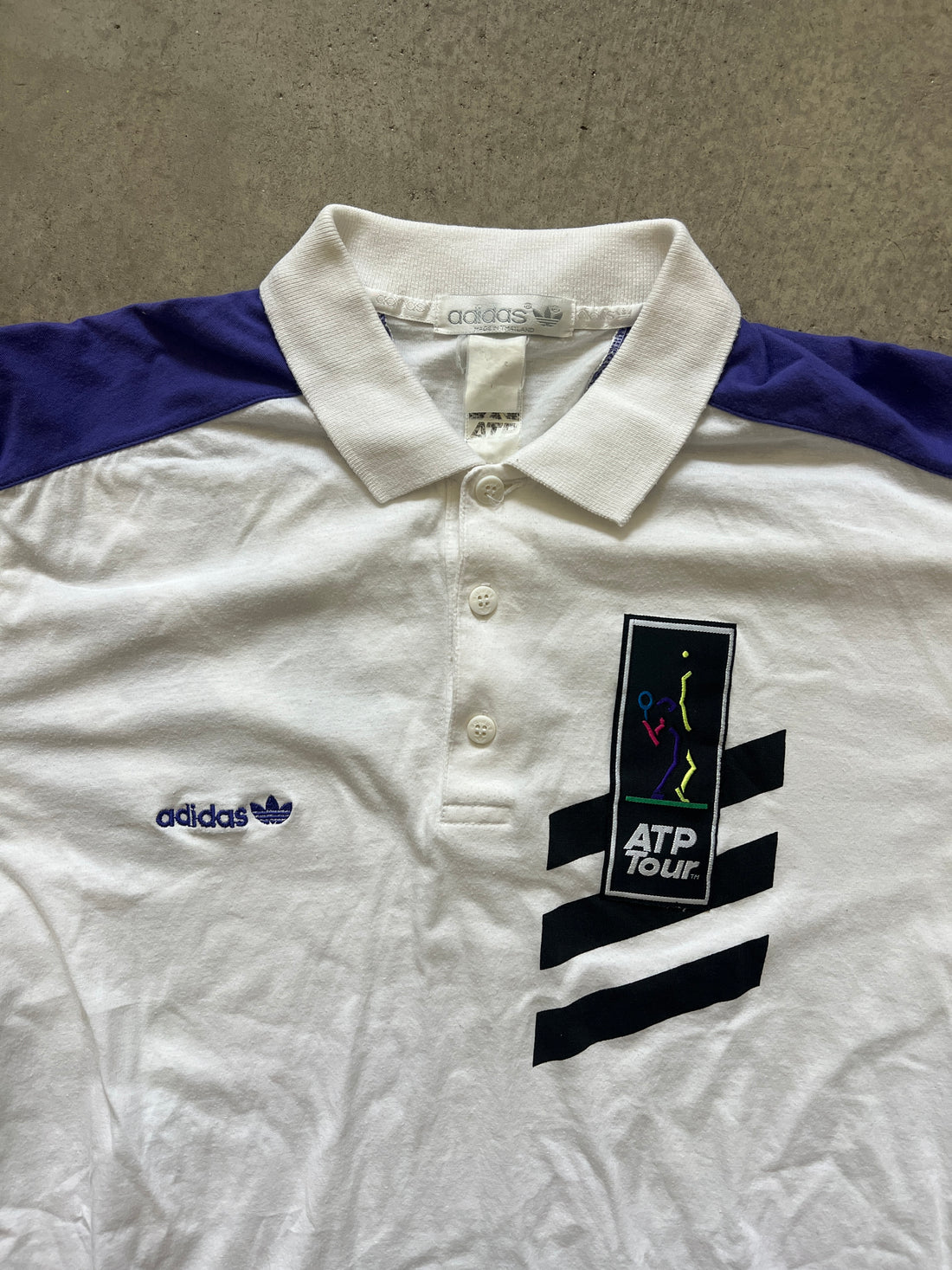 Vintage Adidas Official ATP Tour Tennis Polo (circa 1990s)