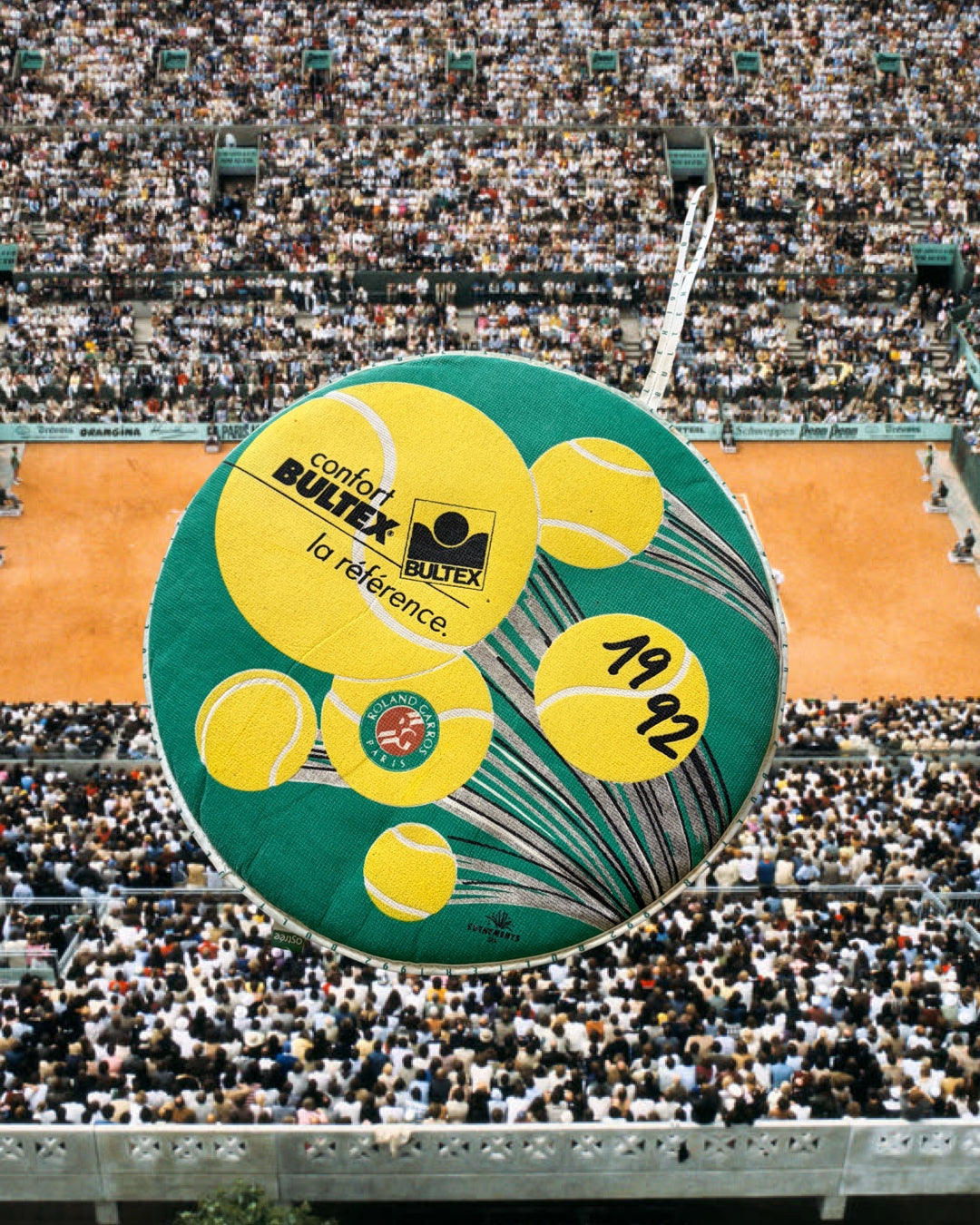 Vintage 1992 Roland Garros Seat Cushion