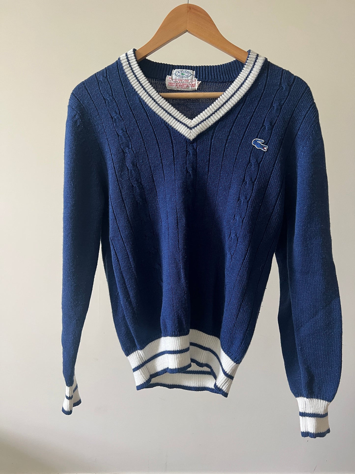 Vintage Lacoste Tennis Sweater (circa 1980s)