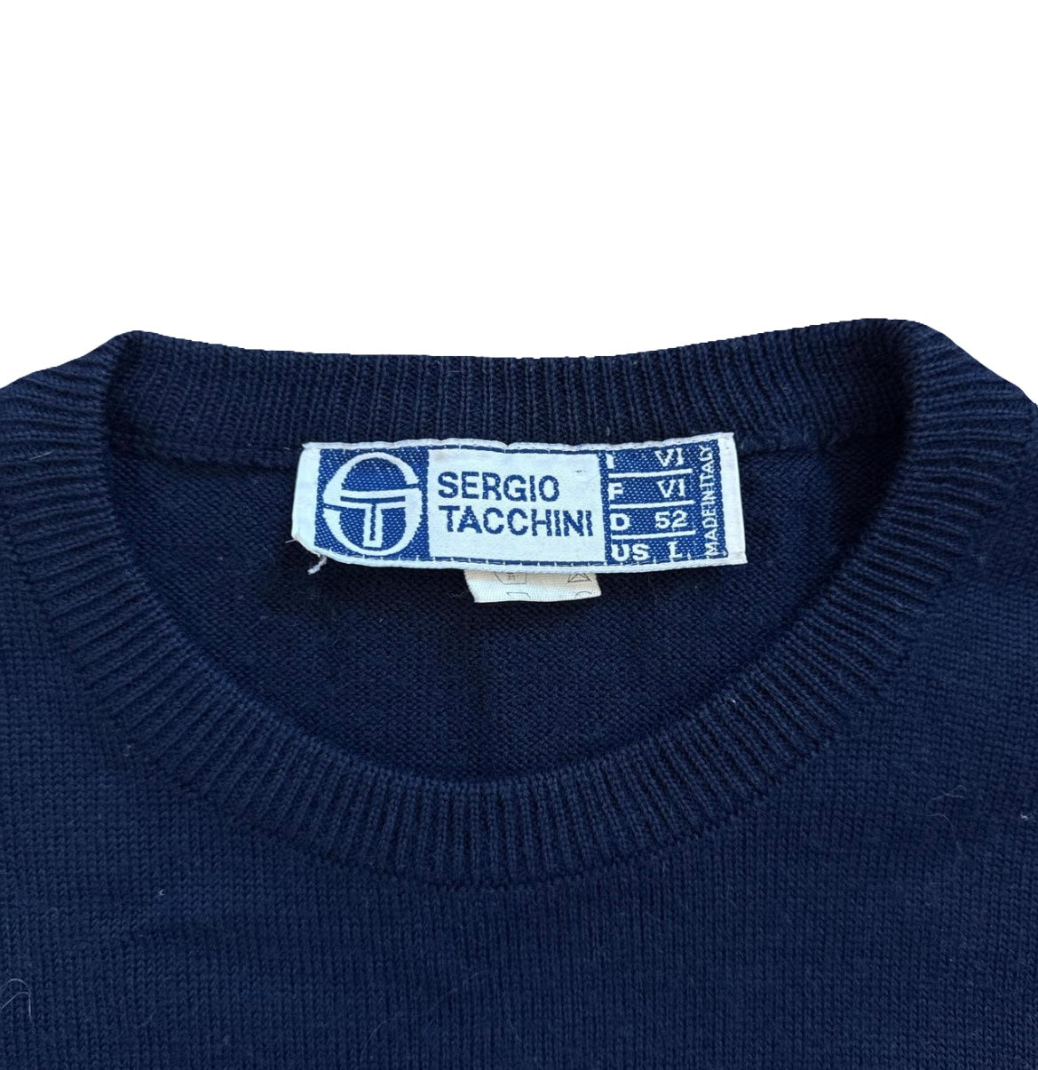 Vintage Sergio Tacchini Sweater (circa 1980s) (rare) – Vintage