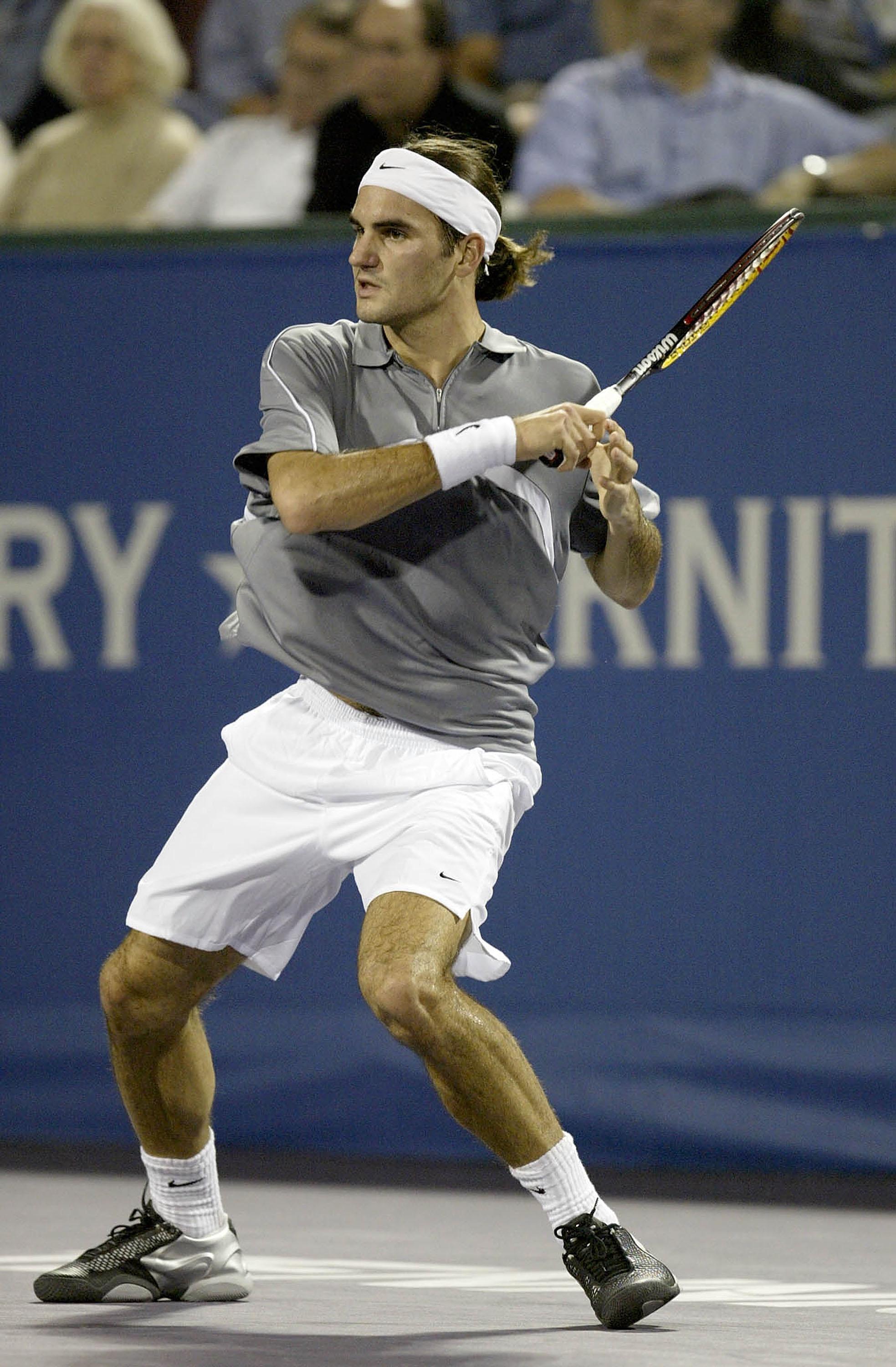Vintage 2003 Nike Polo (Federer, Dubai)