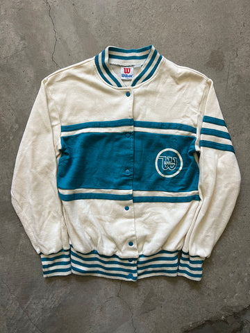Vintage Wilson Button Up Tennis Sweater (circa 1990s)