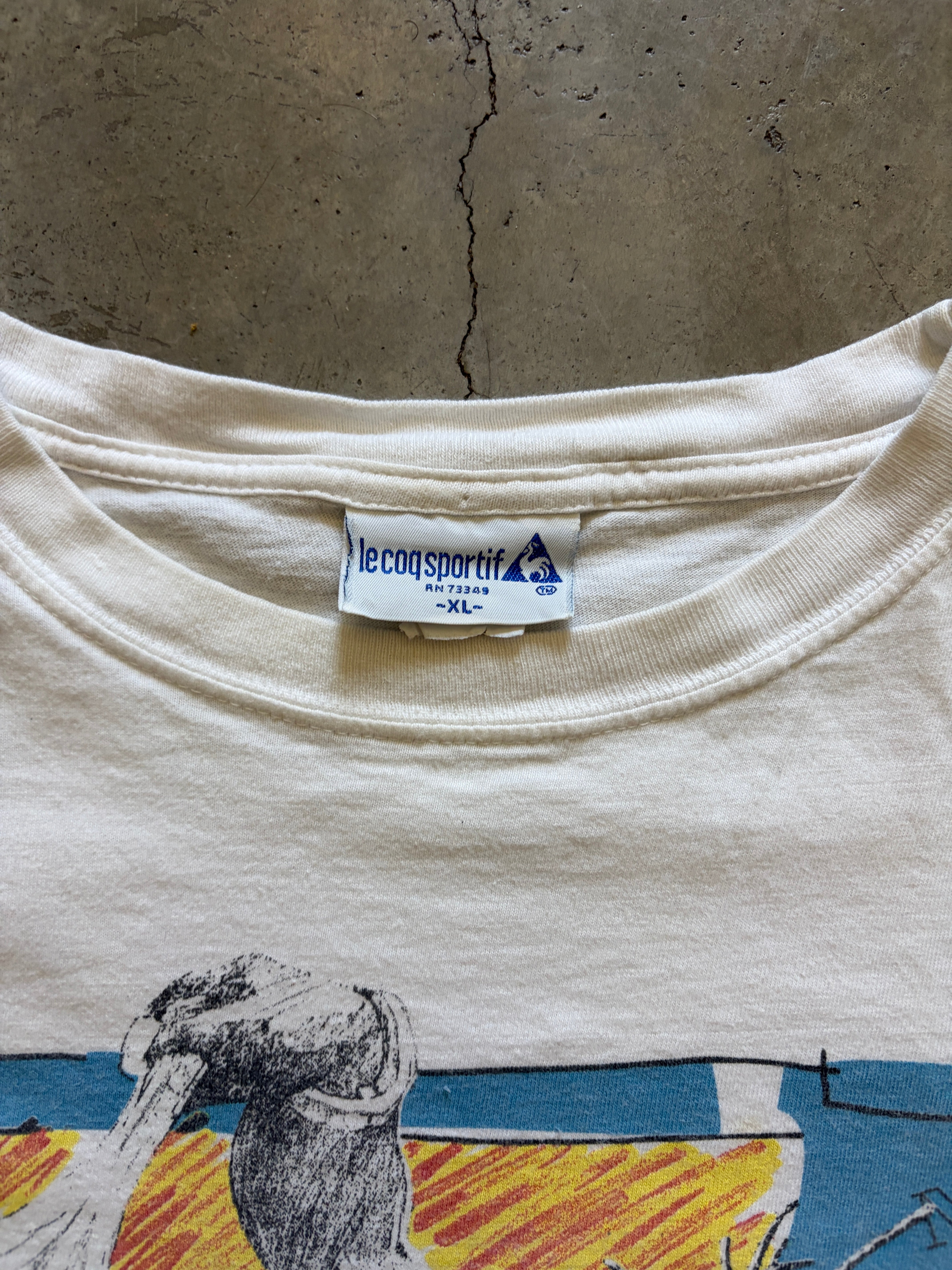 Vintage Yannick Noah Le Coq Sportif T-Shirt (circa 1980s)