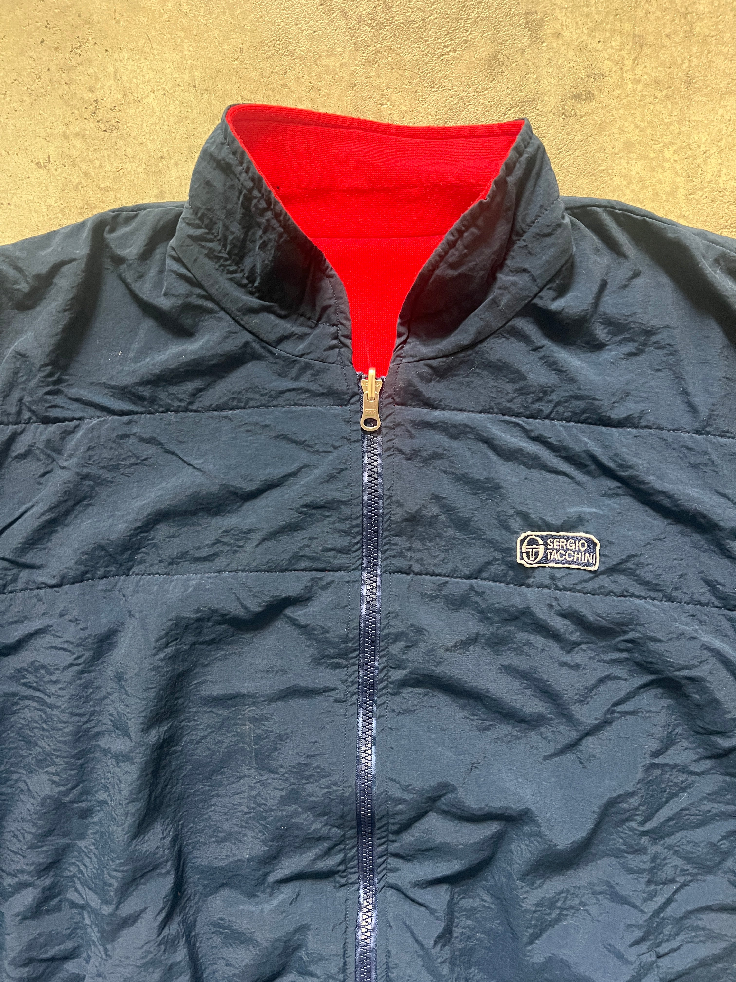 Vintage Sergio Tacchini Full Zip Jacket/Vest (circa 1980s)