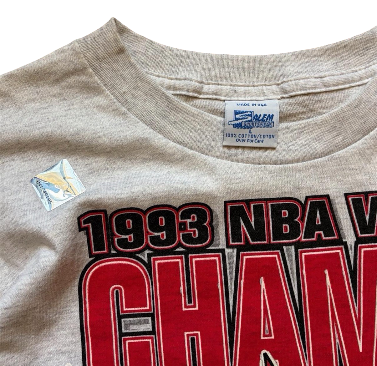 Vintage 1993 Chicago Bulls Championship T-Shirt (dead-stock)