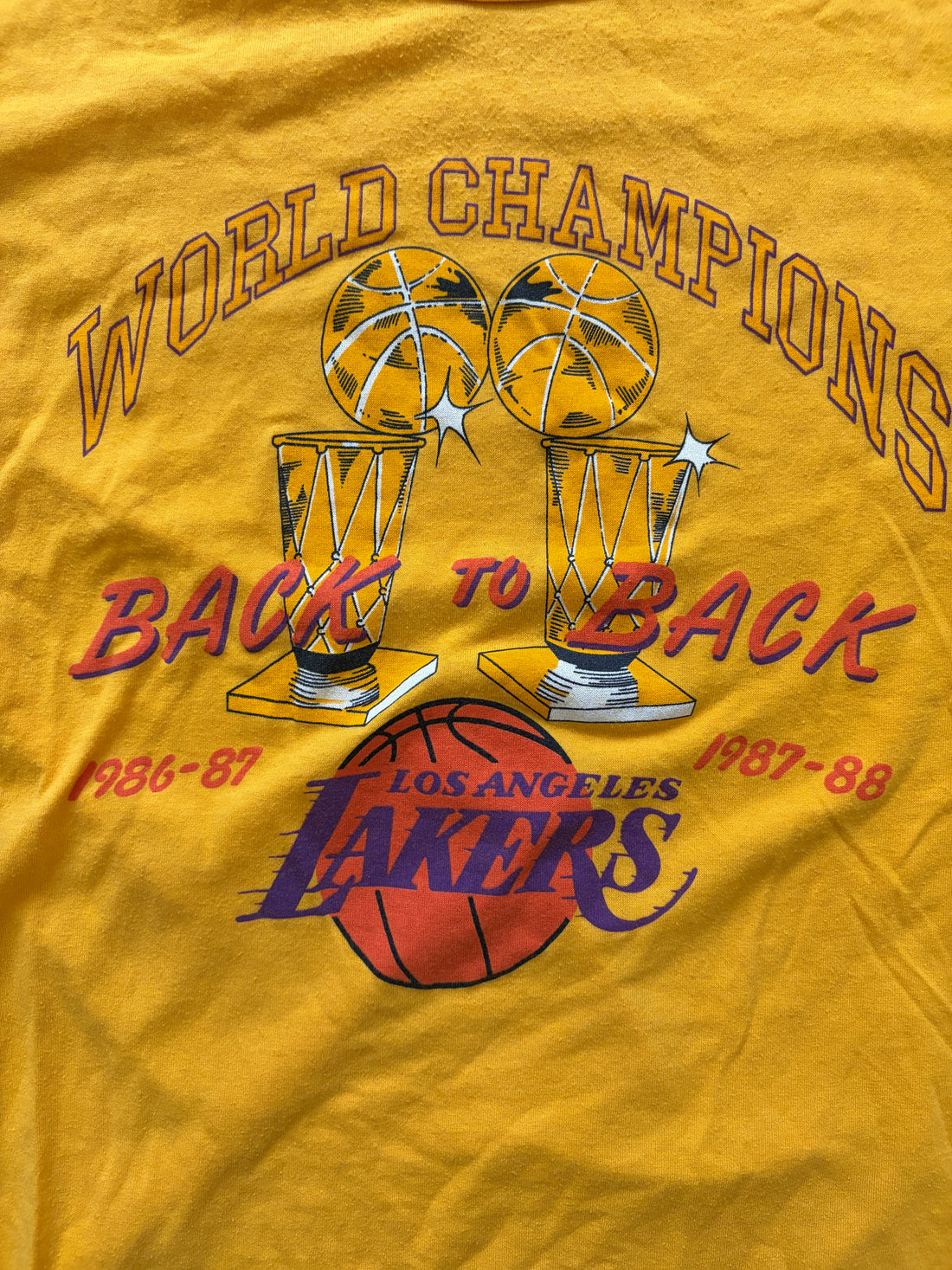 Vintage Champion Back to Back World Champions T-Shirt (1987-1988)