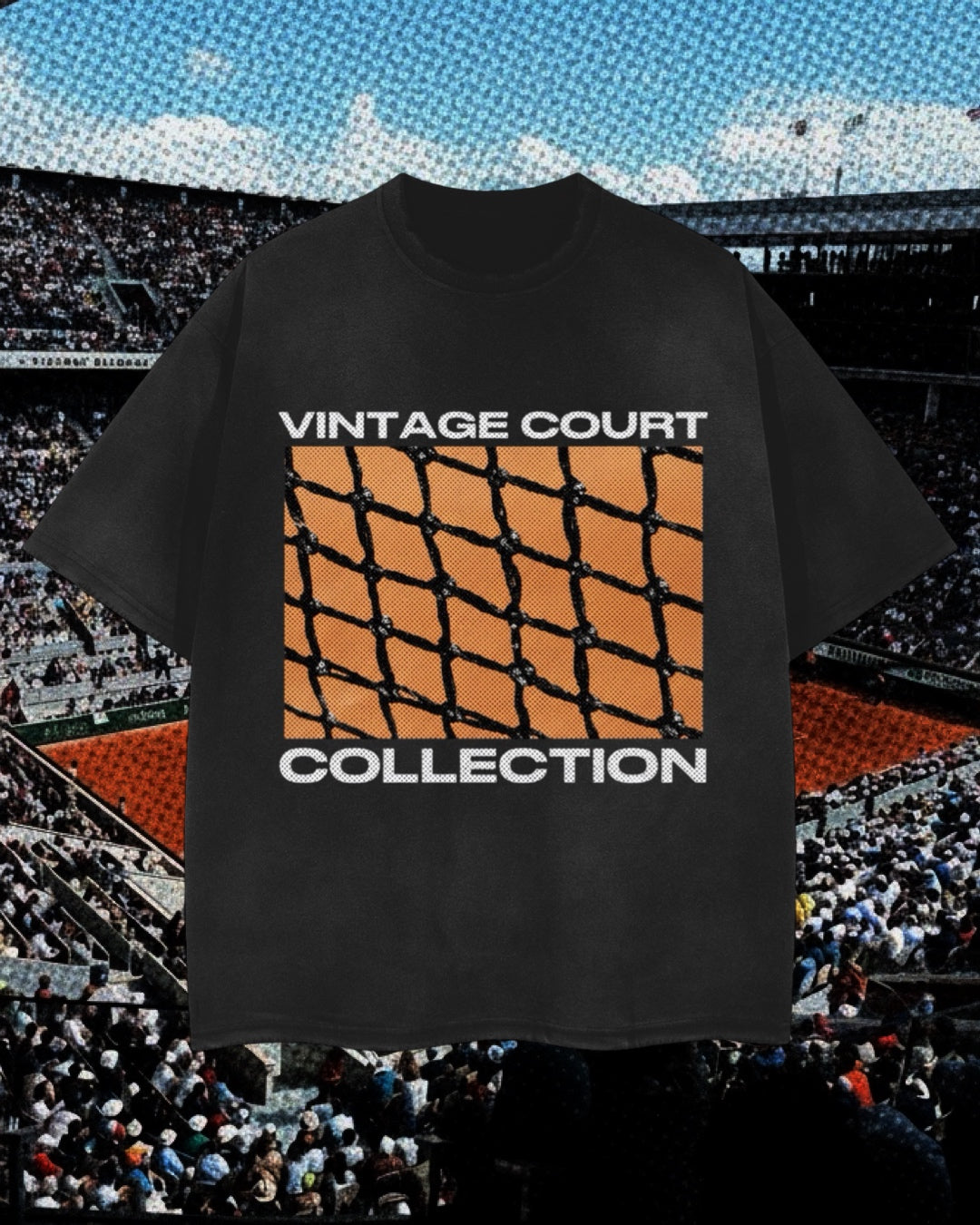 VCC Vintage Washed Grand Slam T-Shirt (AO, RG, SW19, USO)