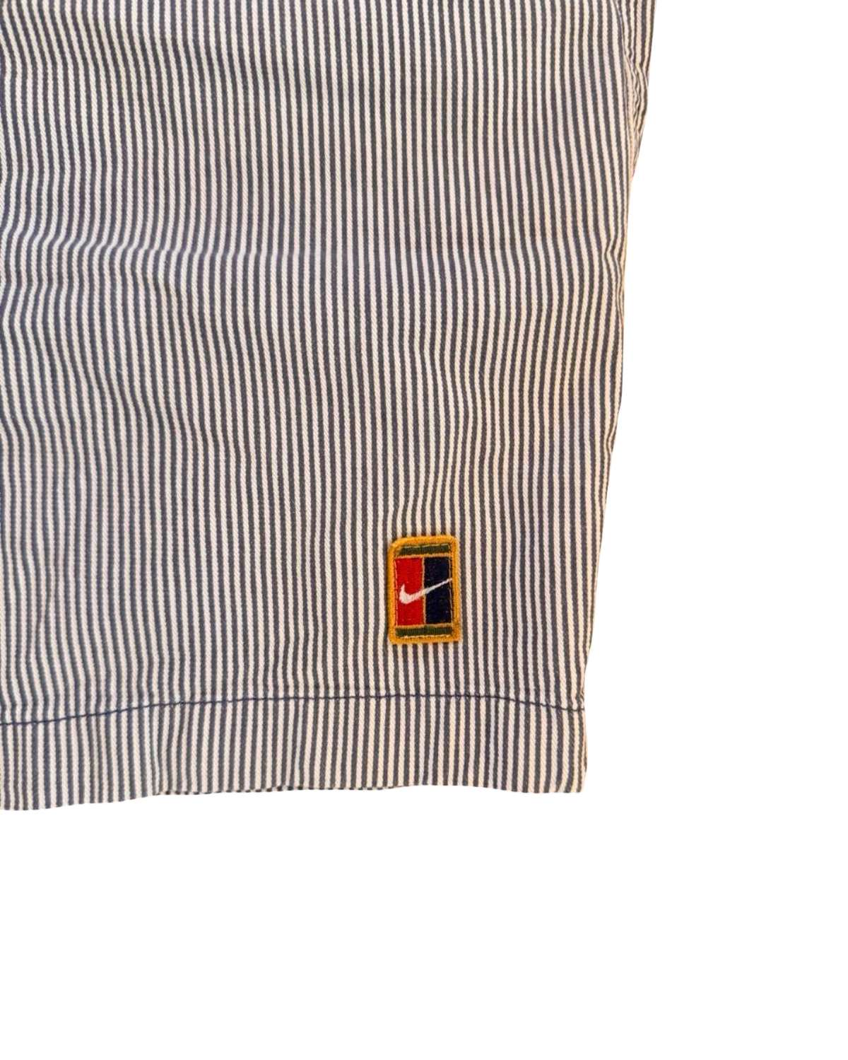 Vintage Seersucker Nike Tennis Shorts (circa 1990s)