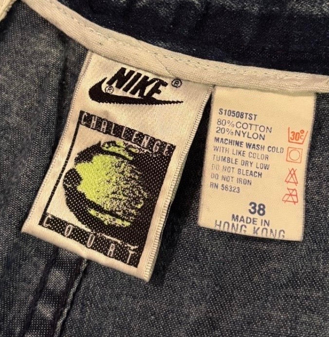 Vintage Agassi Nike Denim Shorts (circa 1990s)