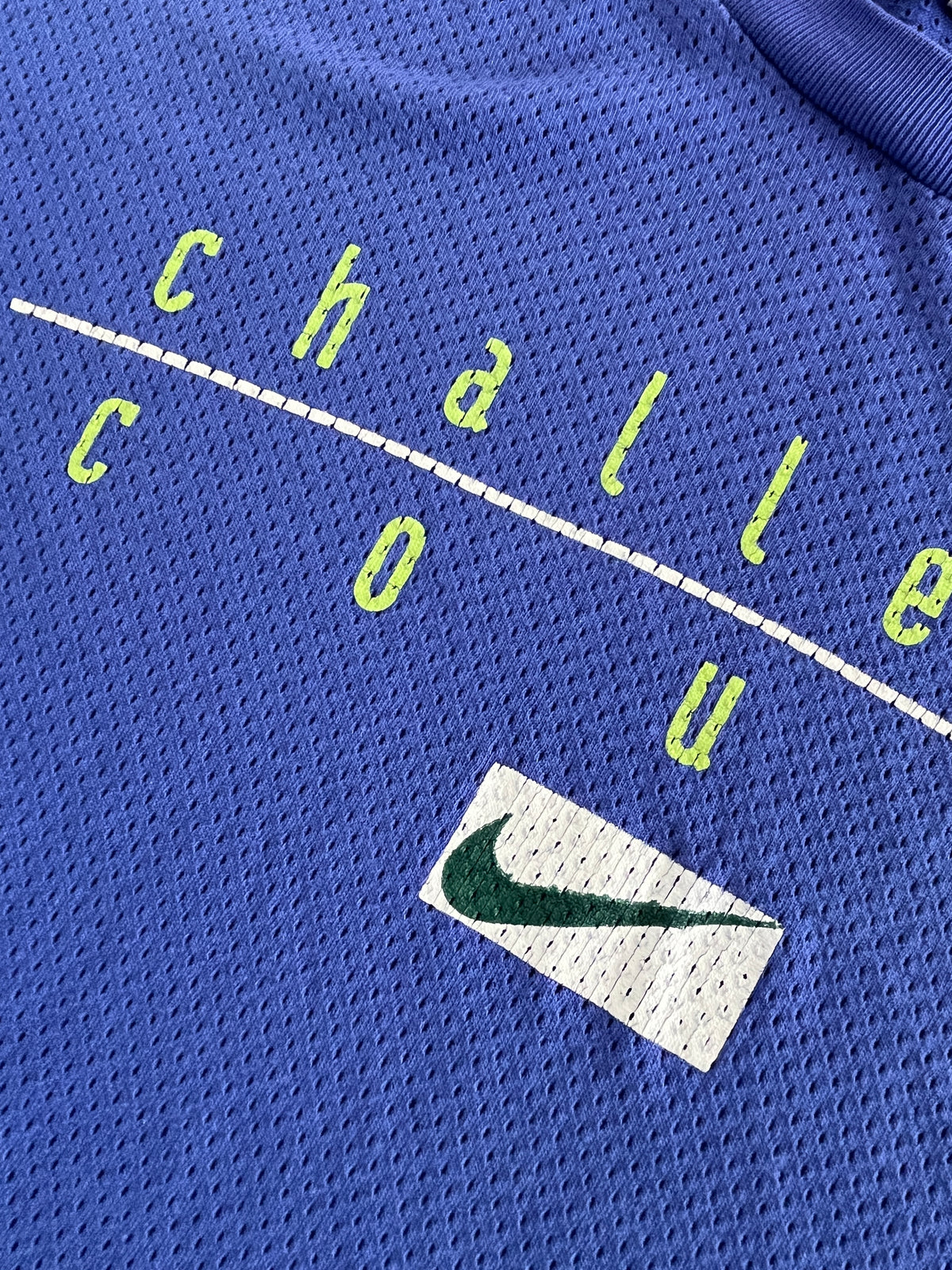 Vintage Nike Challenge Court Mesh Shirt (circa 1990s) (Rare)
