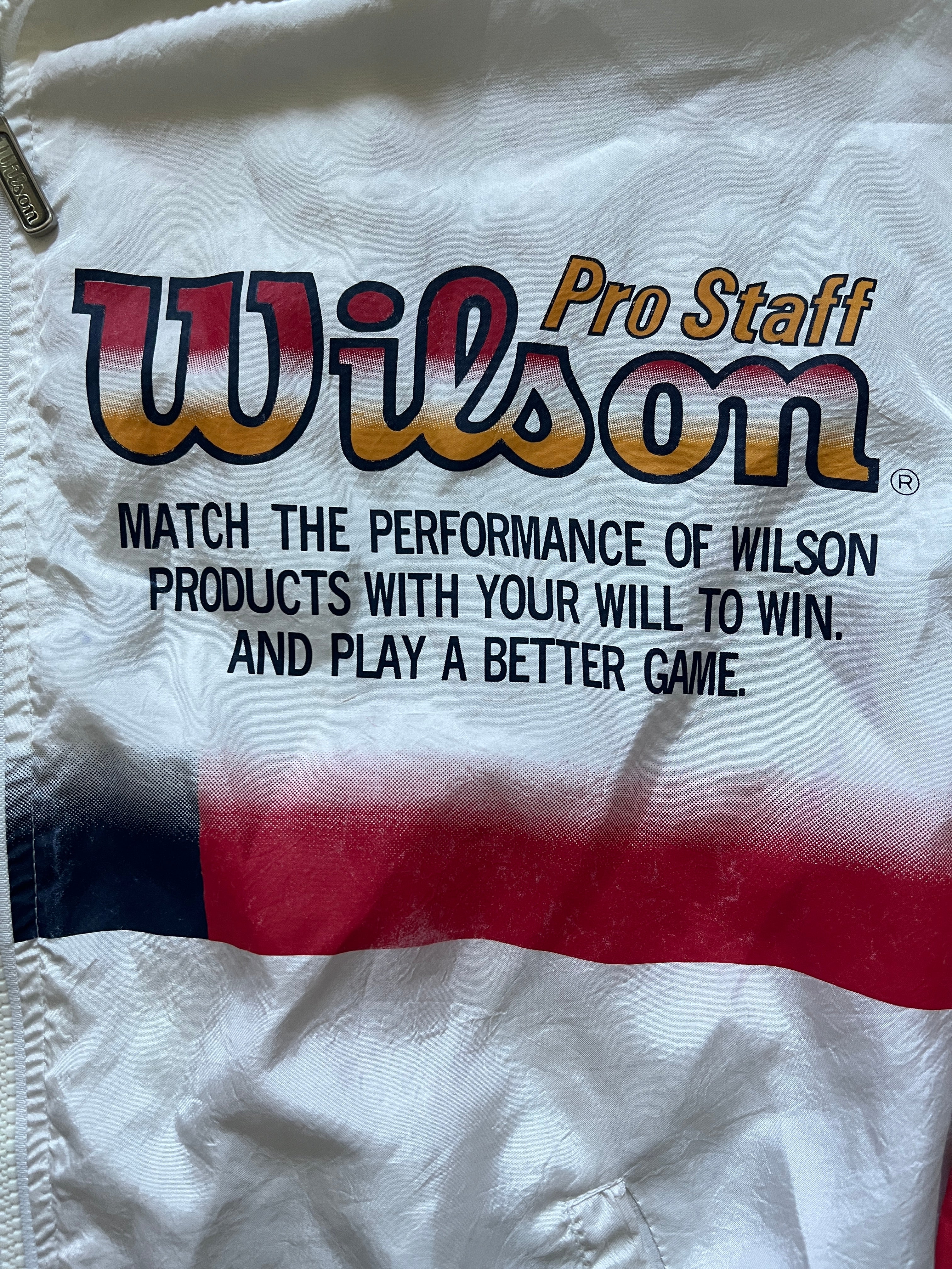 Vintage Wilson Pro Staff Tennis Jacket (circa 1980s)