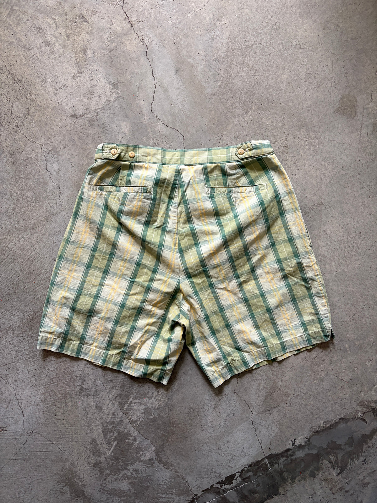 Vintage Nike Tennis Plaid Shorts (circa 1990s) (Sampras)