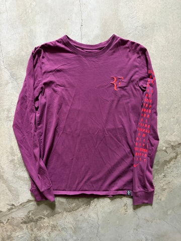Vintage Nike Roger Federer Long-Sleeve T-Shirt (circa 2010s)
