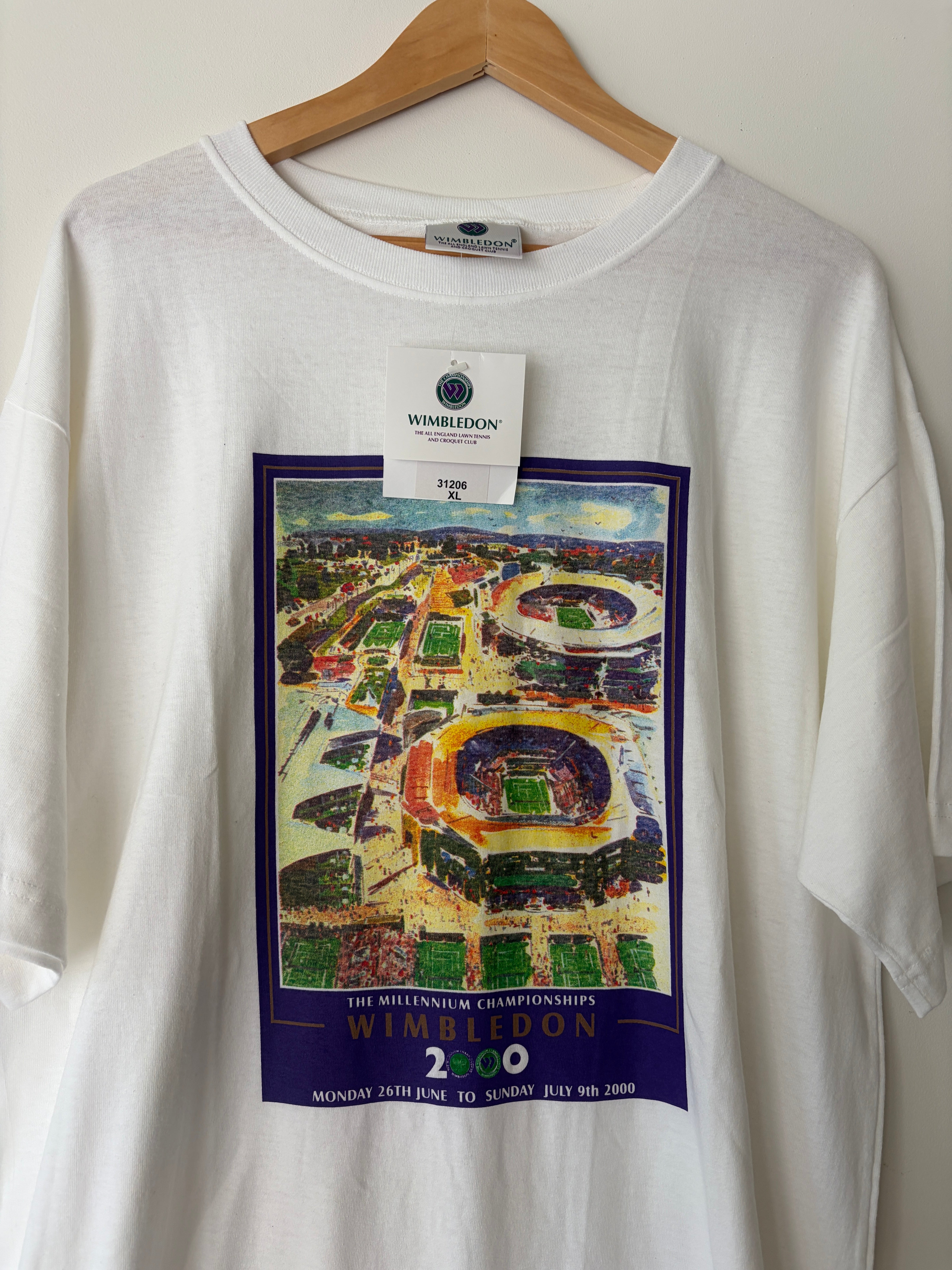 Vintage 2000 Wimbledon T-Shirt (RARE) (NEW W/ TAG)