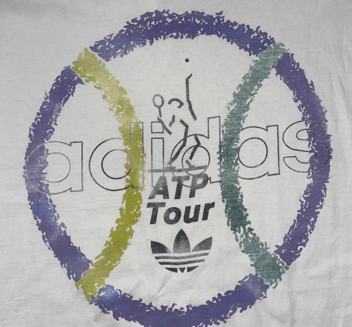 Vintage Adidas ATP Tour T-Shirt (circa 1990s)