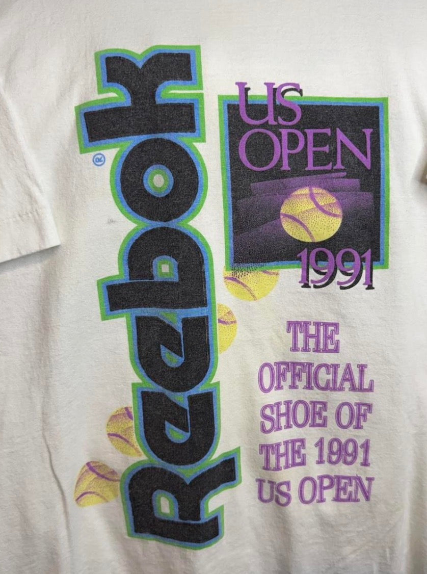Vintage 1991 Reebok US Open T-Shirt (RARE)