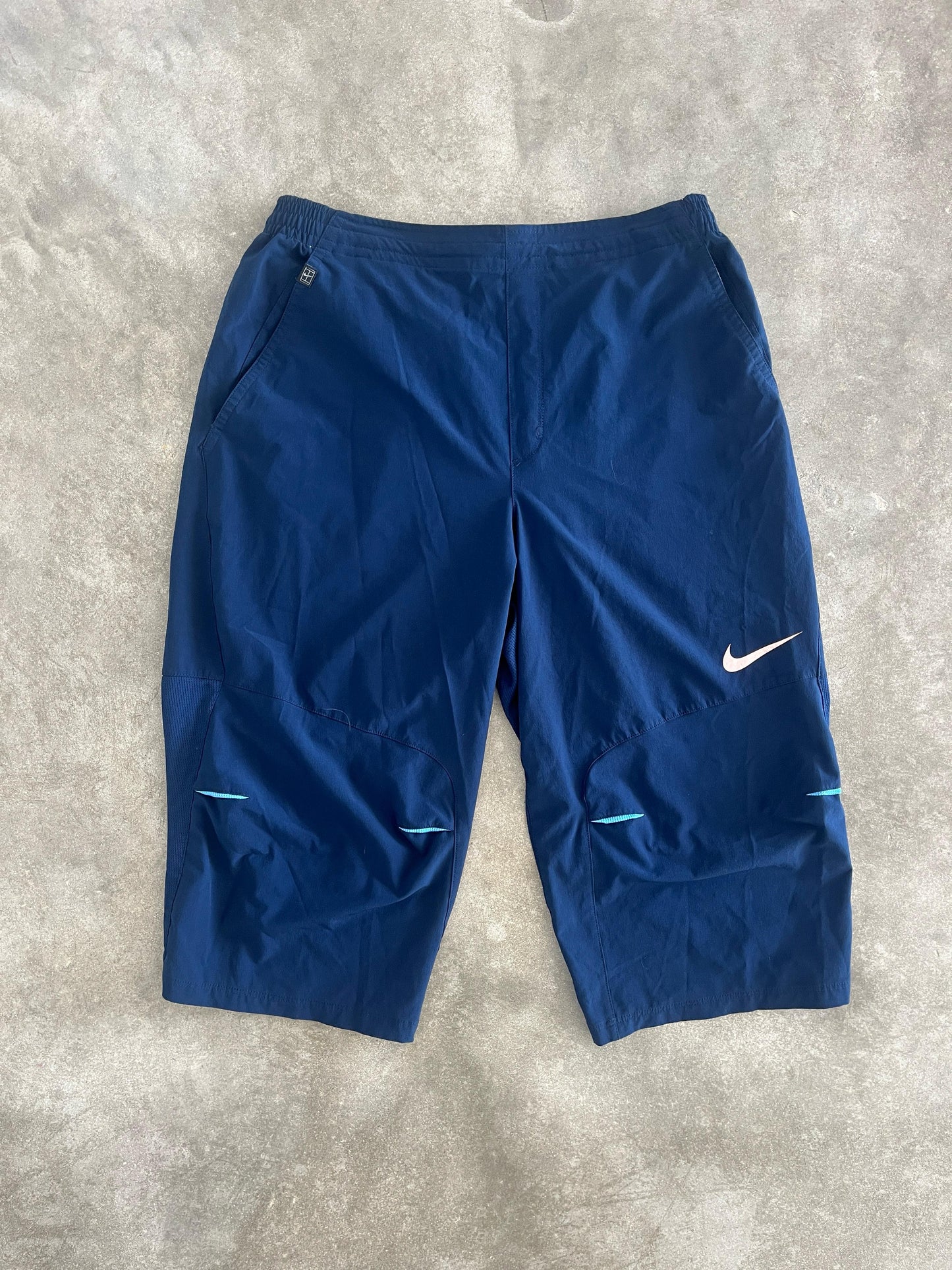 Vintage Nike Rafa Nadal Navy Pirate Shorts (Stella Artois 2006)