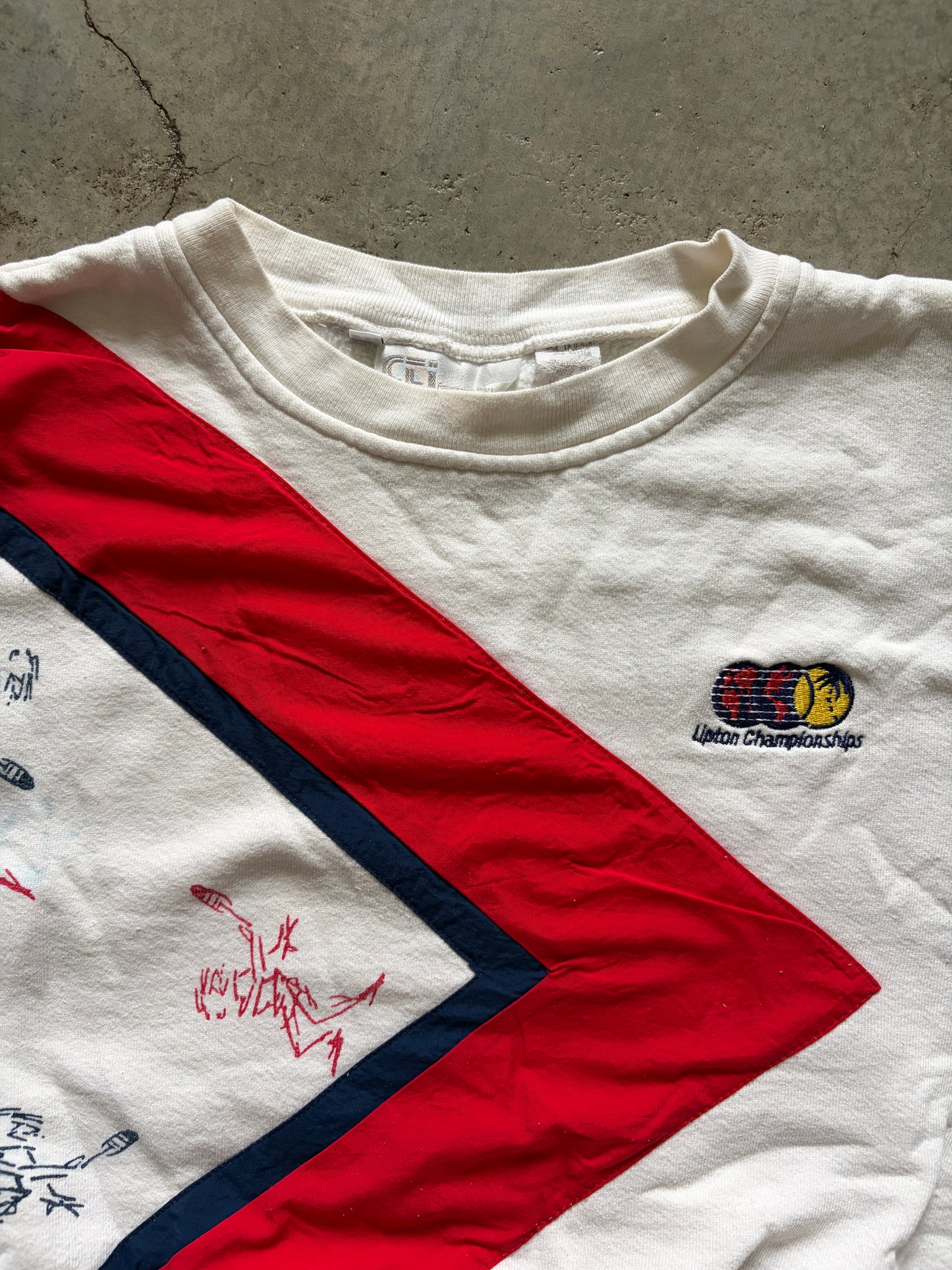 Vintage Lipton Open (Miami Open) Crewneck Sweatshirt (circa 1980s)