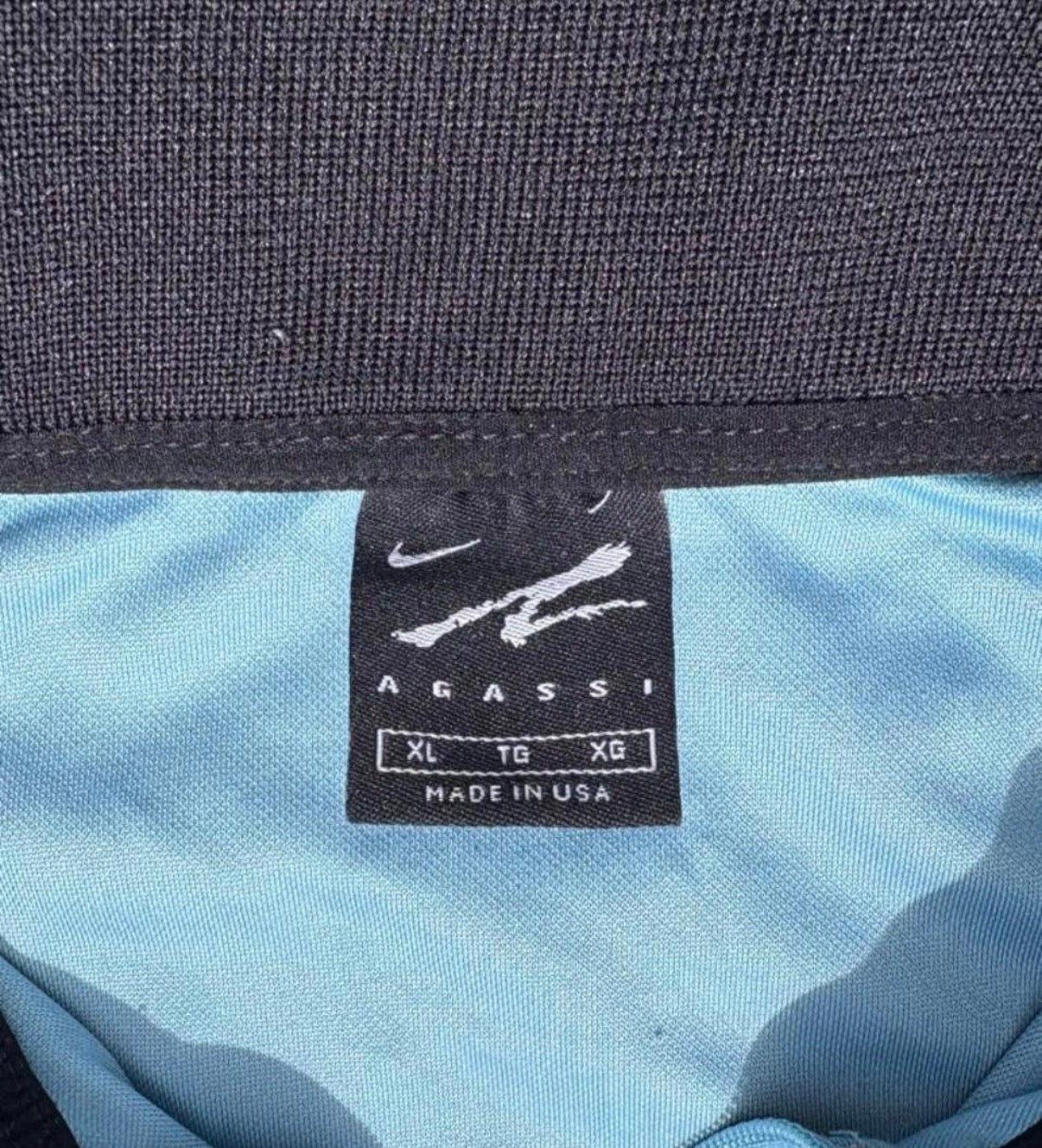 Vintage Nike Agassi Long-Sleeve 1/4 Zip (circa 1990s)