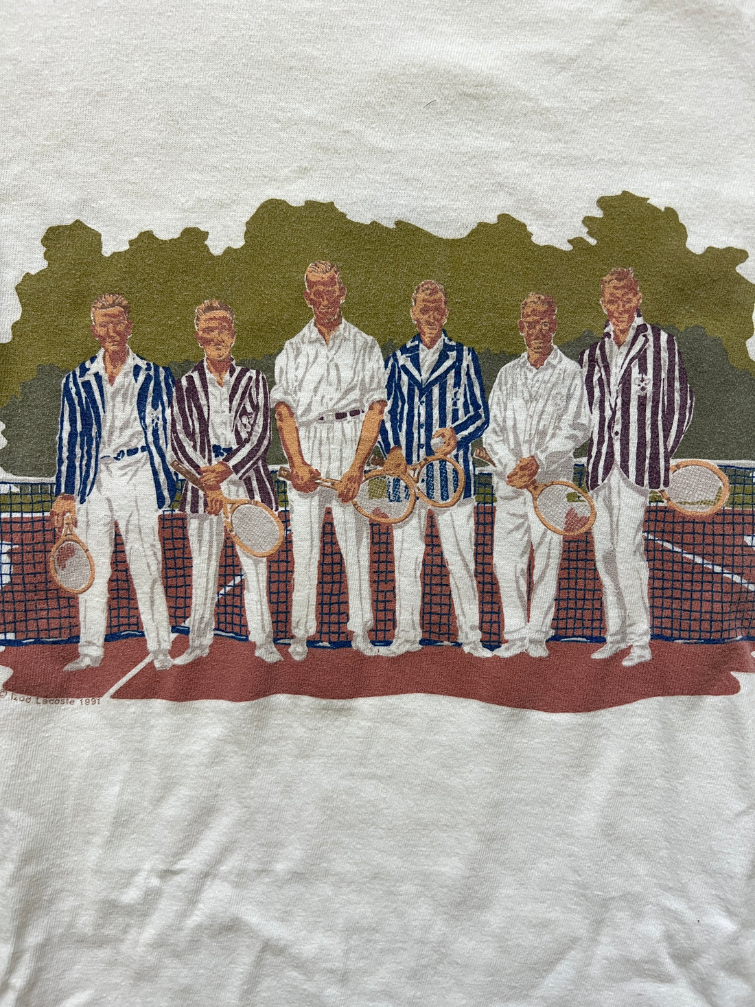 Vintage Lacoste Tennis T-Shirt (circa 1990s) (rare)