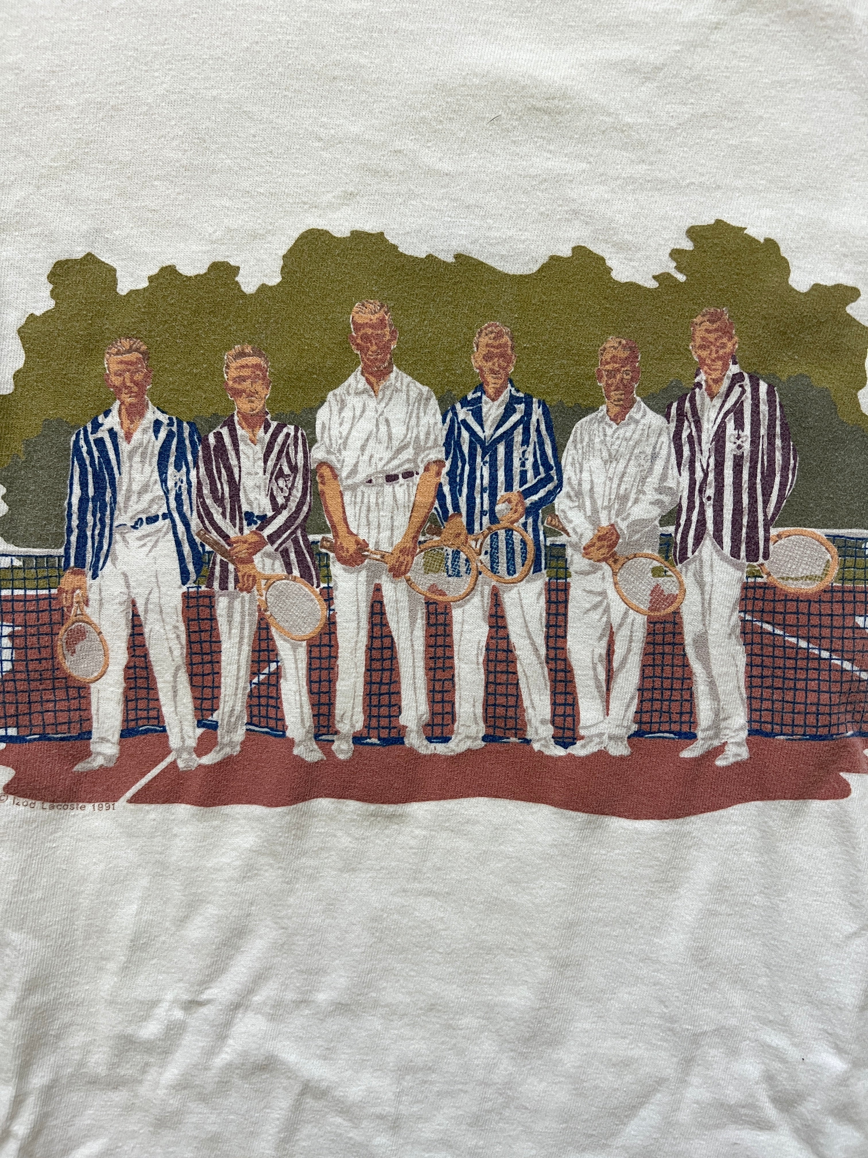 Vintage Lacoste Tennis T-Shirt (circa 1990s) (rare)