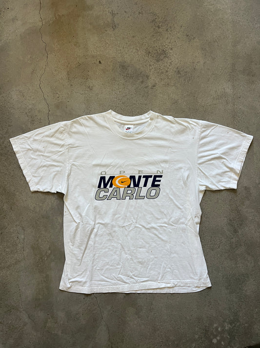 Vintage Nike Monte Carlo Open T-Shirt (circa 1990s) (Rare)