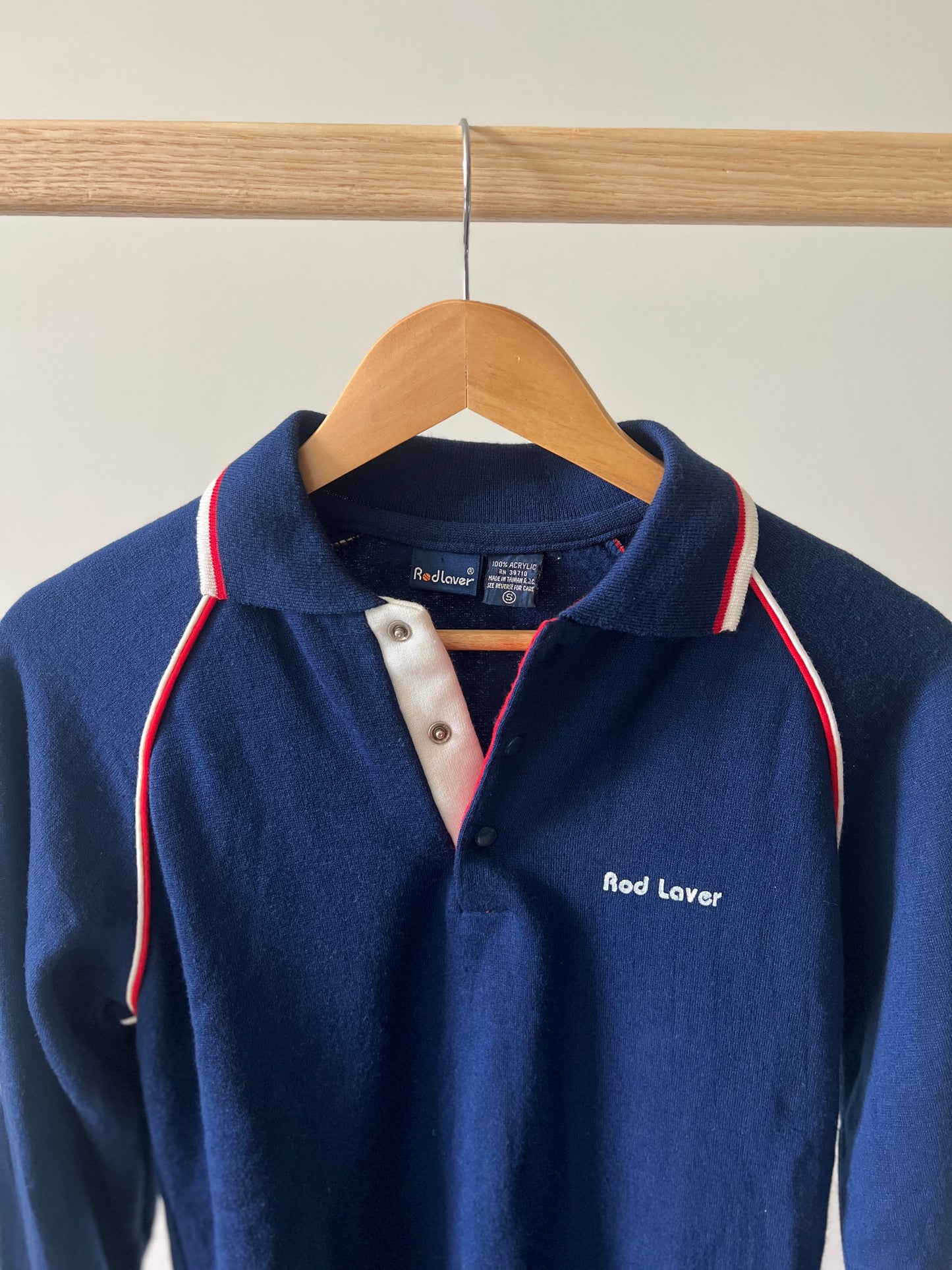 Vintage Rod Laver Collared Sweatshirt (circa 1980s)